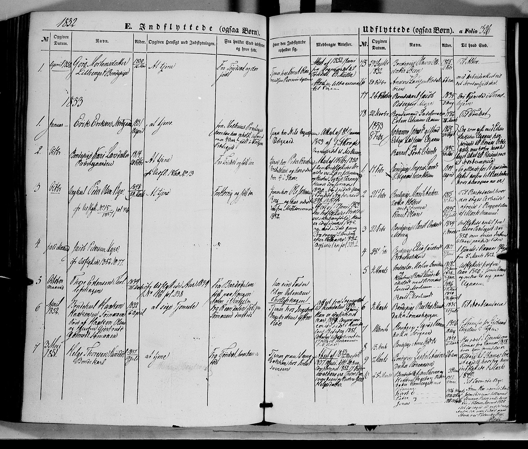 Tolga prestekontor, SAH/PREST-062/K/L0006: Parish register (official) no. 6, 1852-1876, p. 326