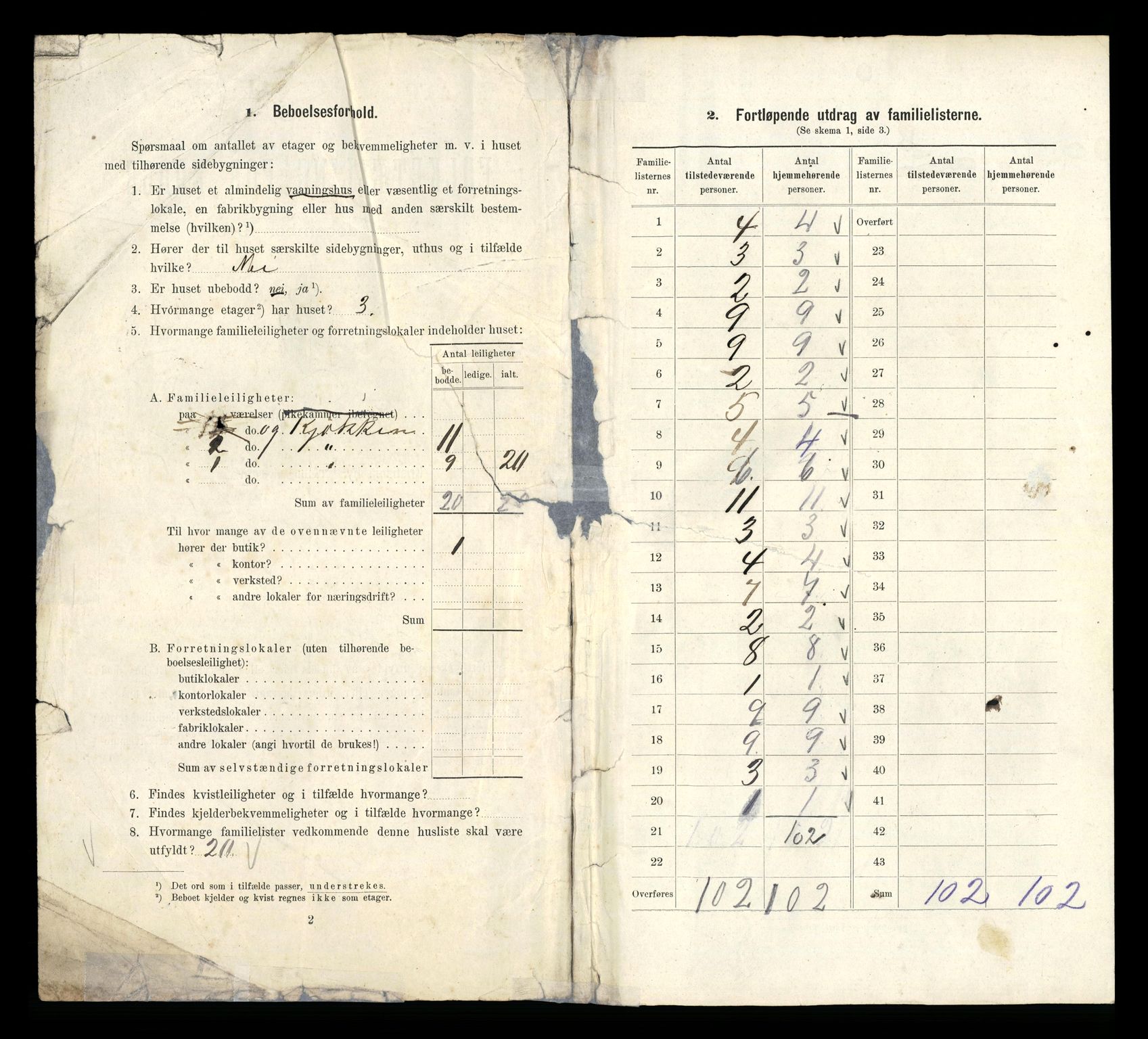 RA, 1910 census for Kristiania, 1910, p. 119852