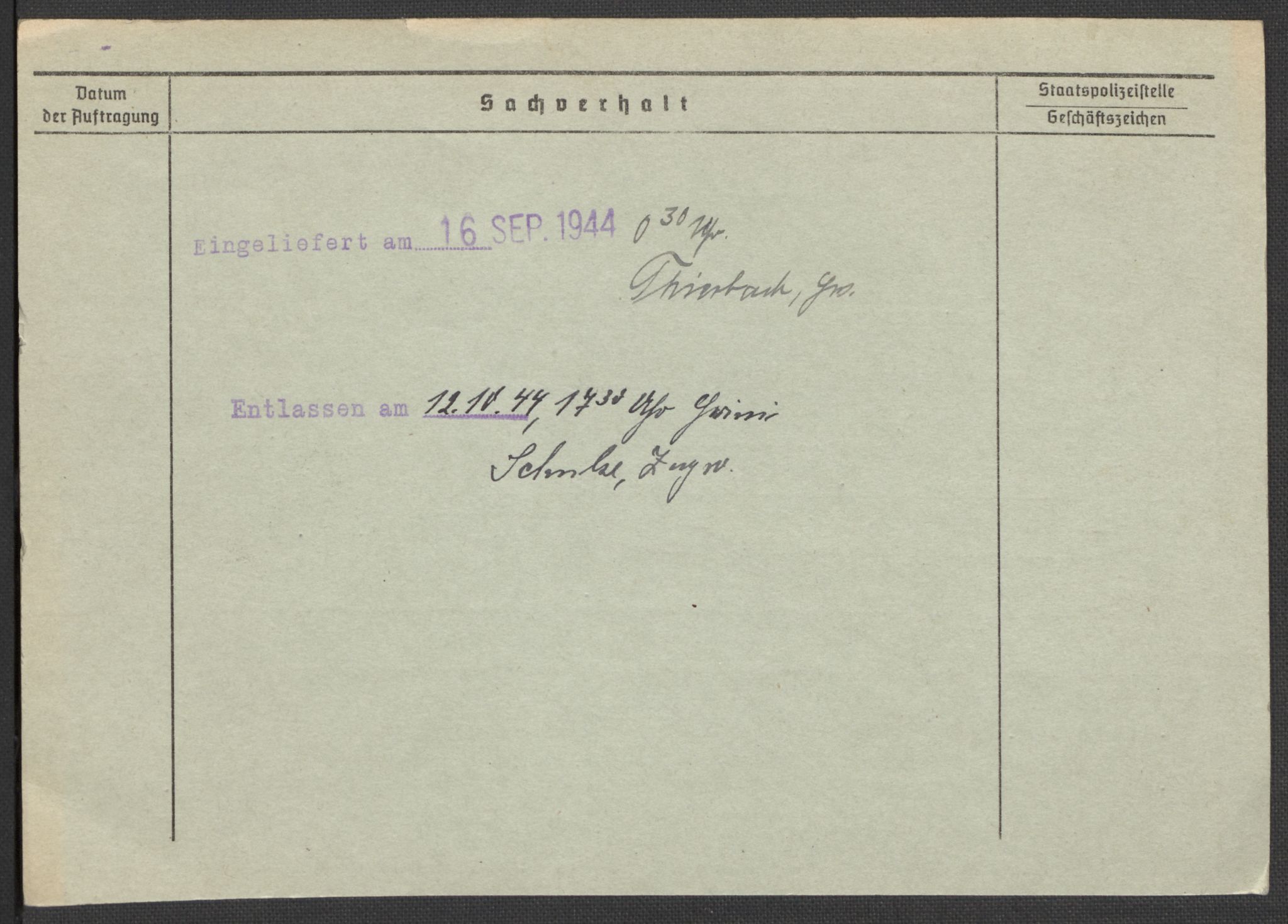 Befehlshaber der Sicherheitspolizei und des SD, AV/RA-RAFA-5969/E/Ea/Eaa/L0002: Register over norske fanger i Møllergata 19: Bj-Eng, 1940-1945, p. 846