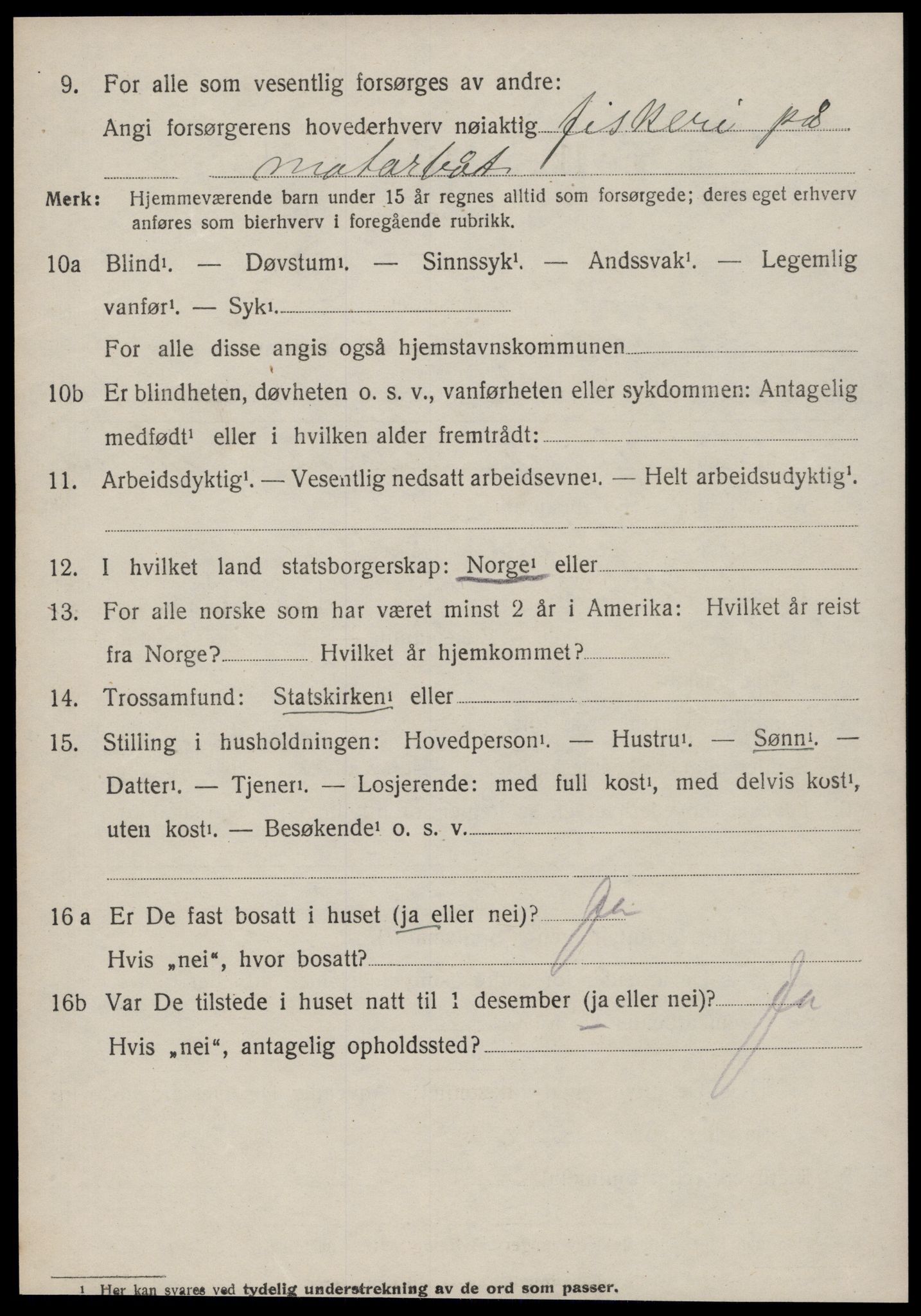 SAT, 1920 census for Vigra, 1920, p. 1761