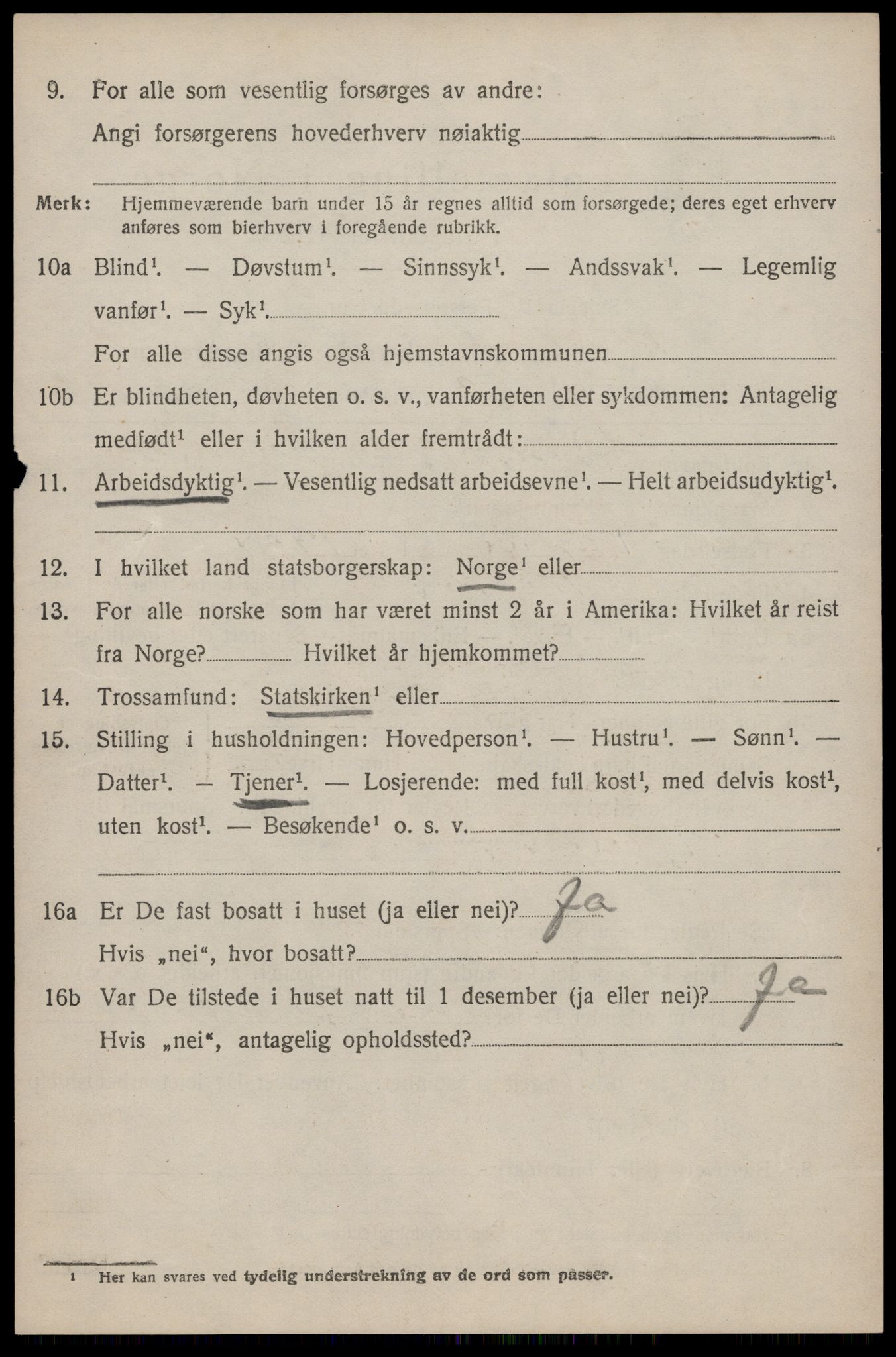 SAST, 1920 census for Håland, 1920, p. 8108