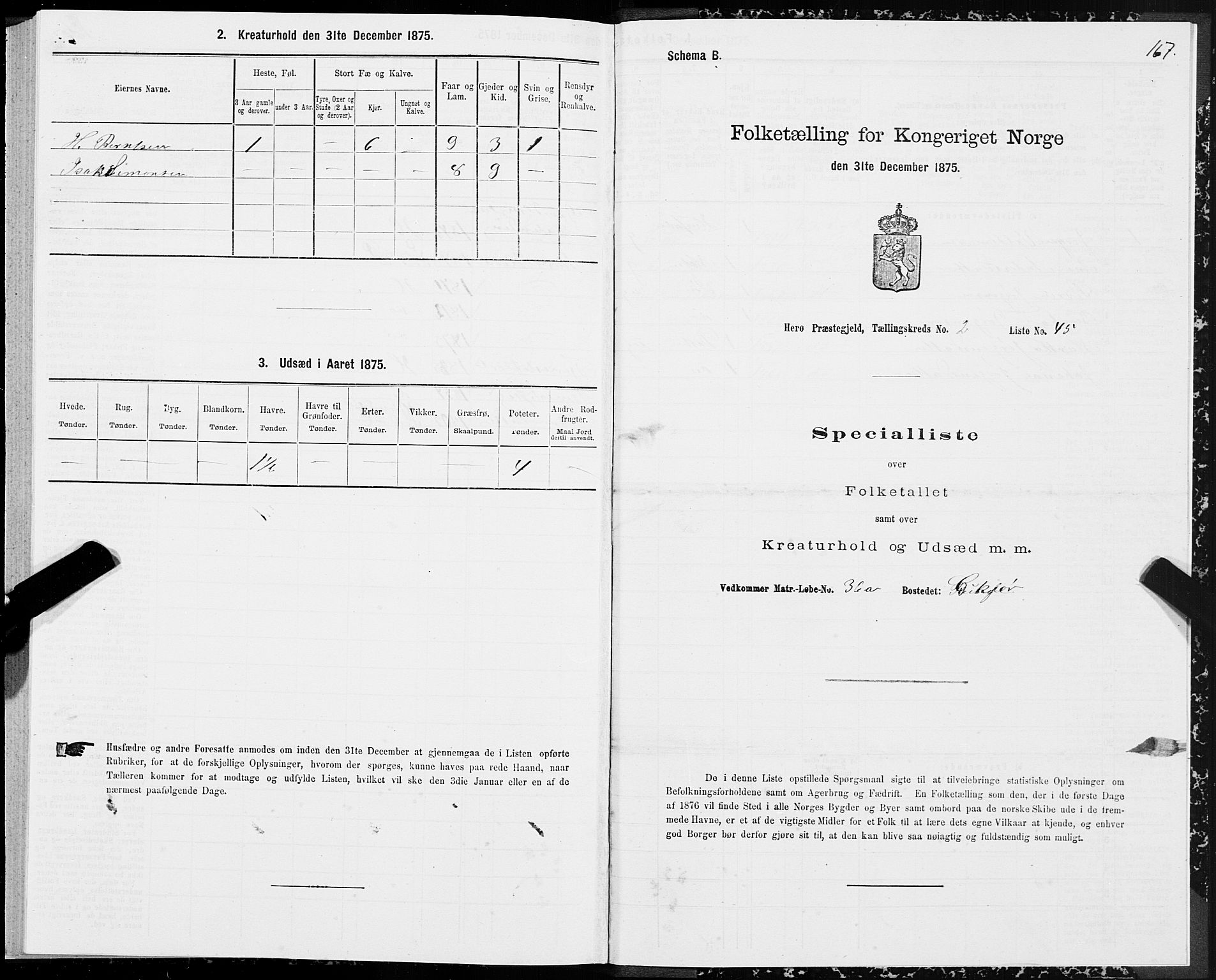 SAT, 1875 census for 1515P Herøy, 1875, p. 1167