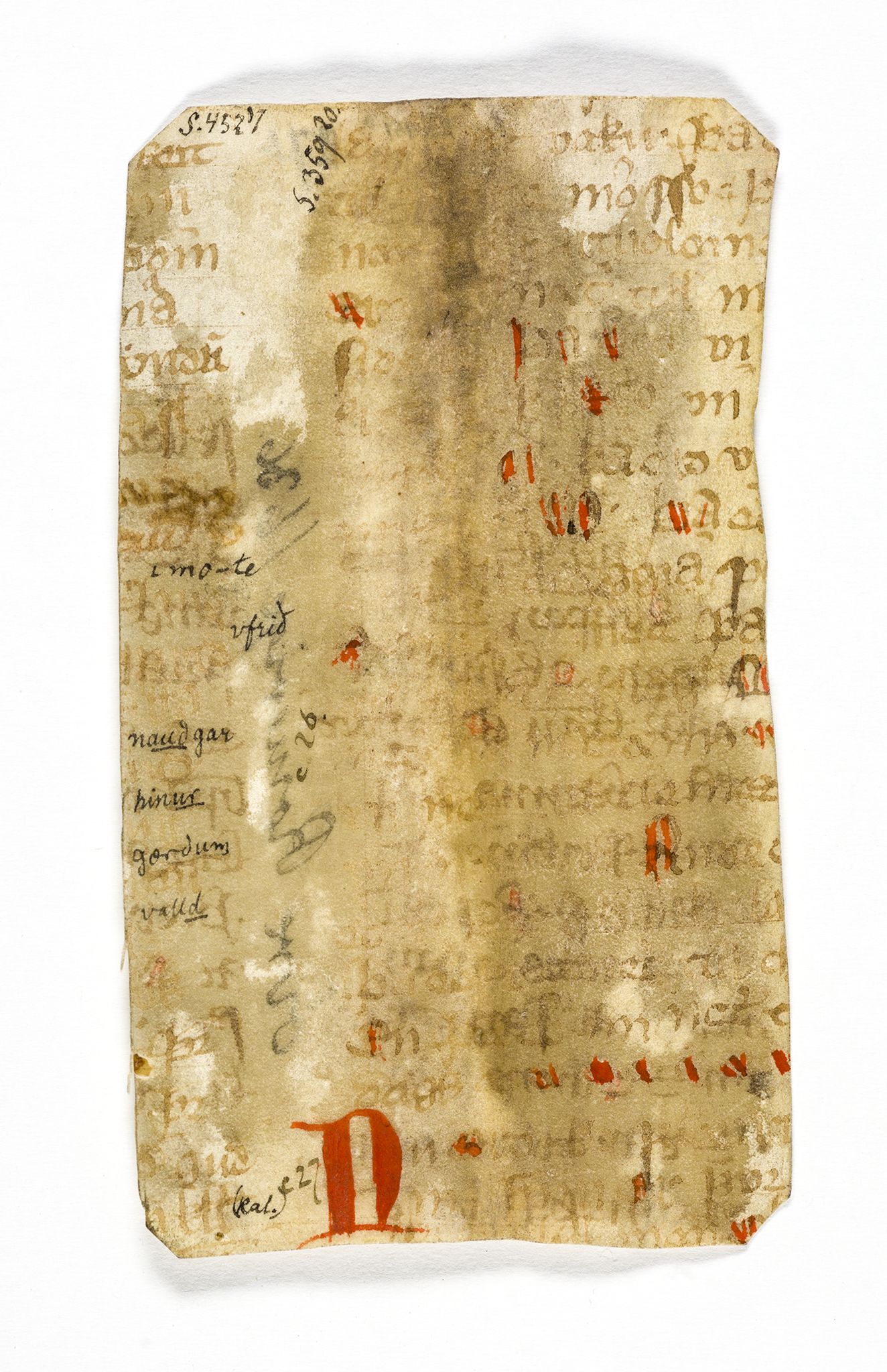 Riksarkivets diplomsamling, AV/RA-EA-5965/F26/L0003: Norrøne membranfragmenter bestand 11-30, 1100-1536, p. 164