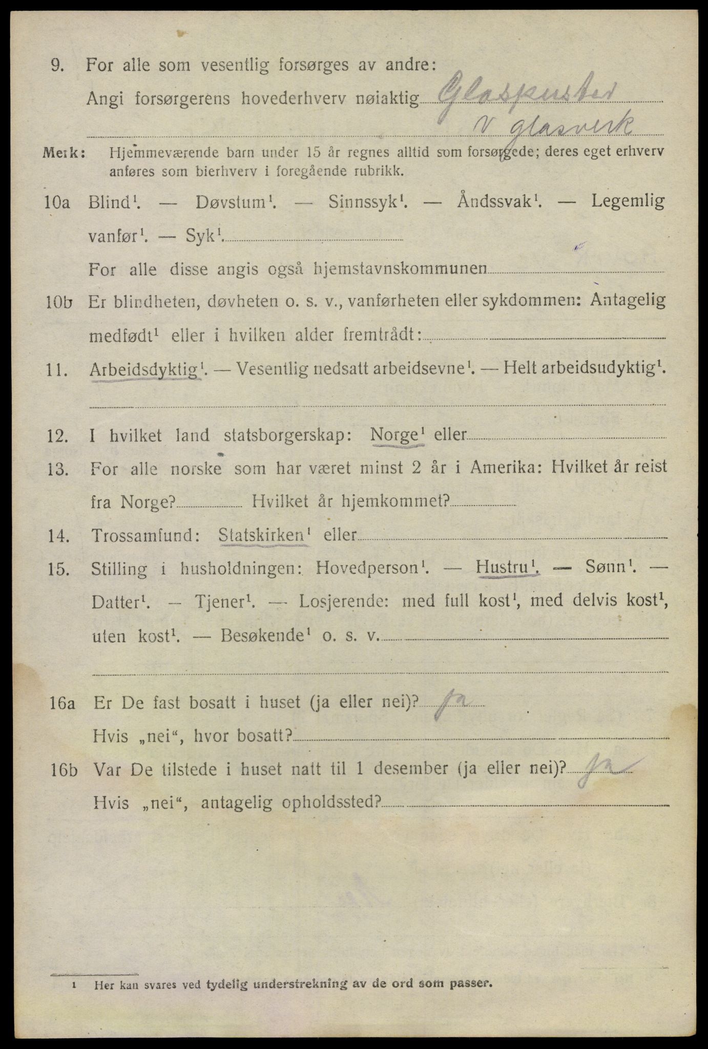 SAO, 1920 census for Bærum, 1920, p. 23377