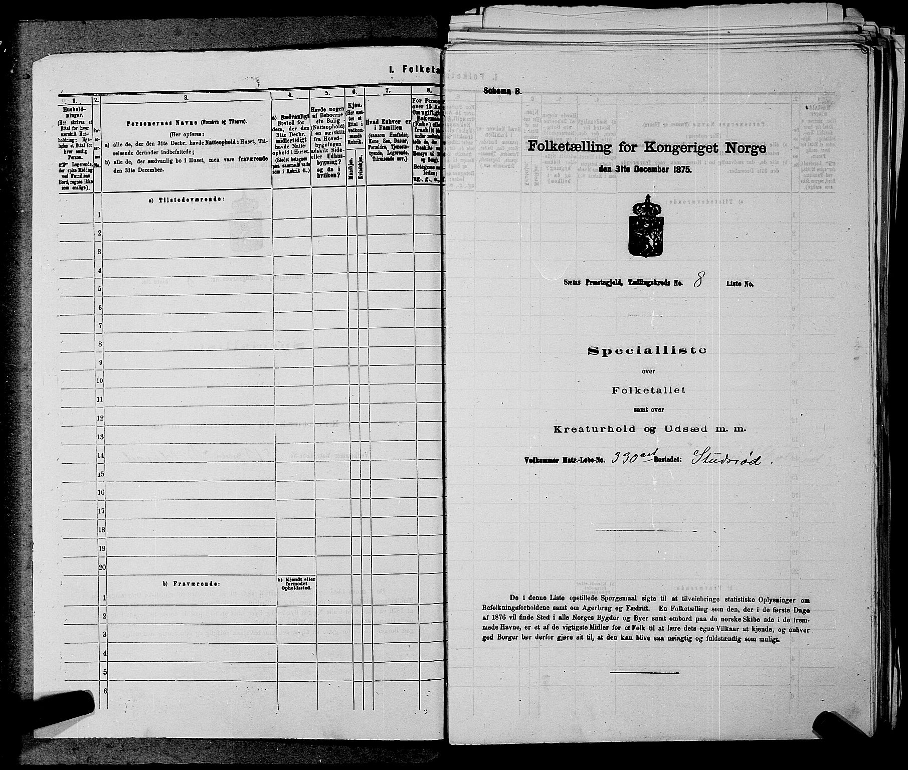 SAKO, 1875 census for 0721P Sem, 1875, p. 1351