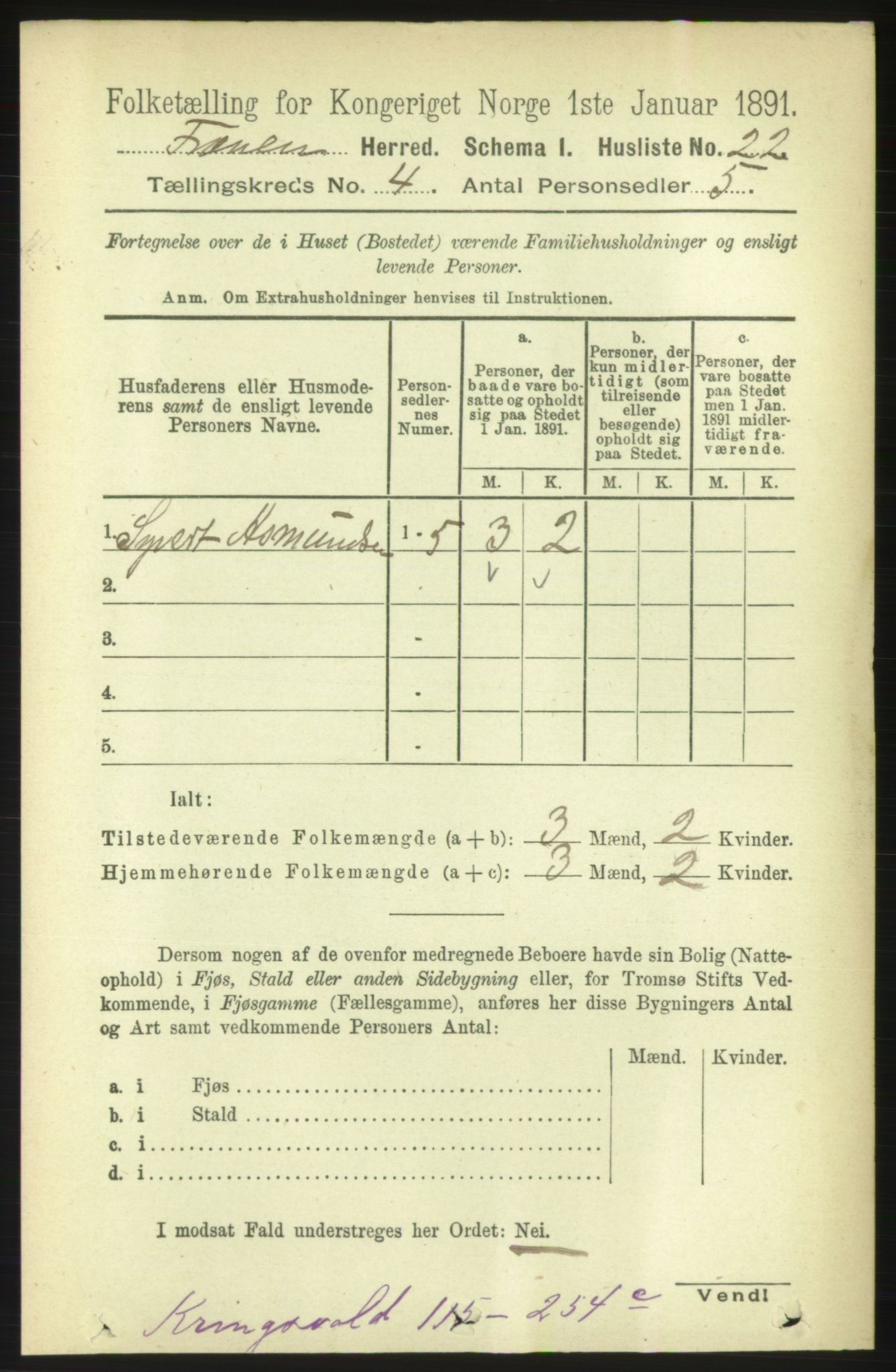 RA, 1891 census for 1548 Fræna, 1891, p. 1102