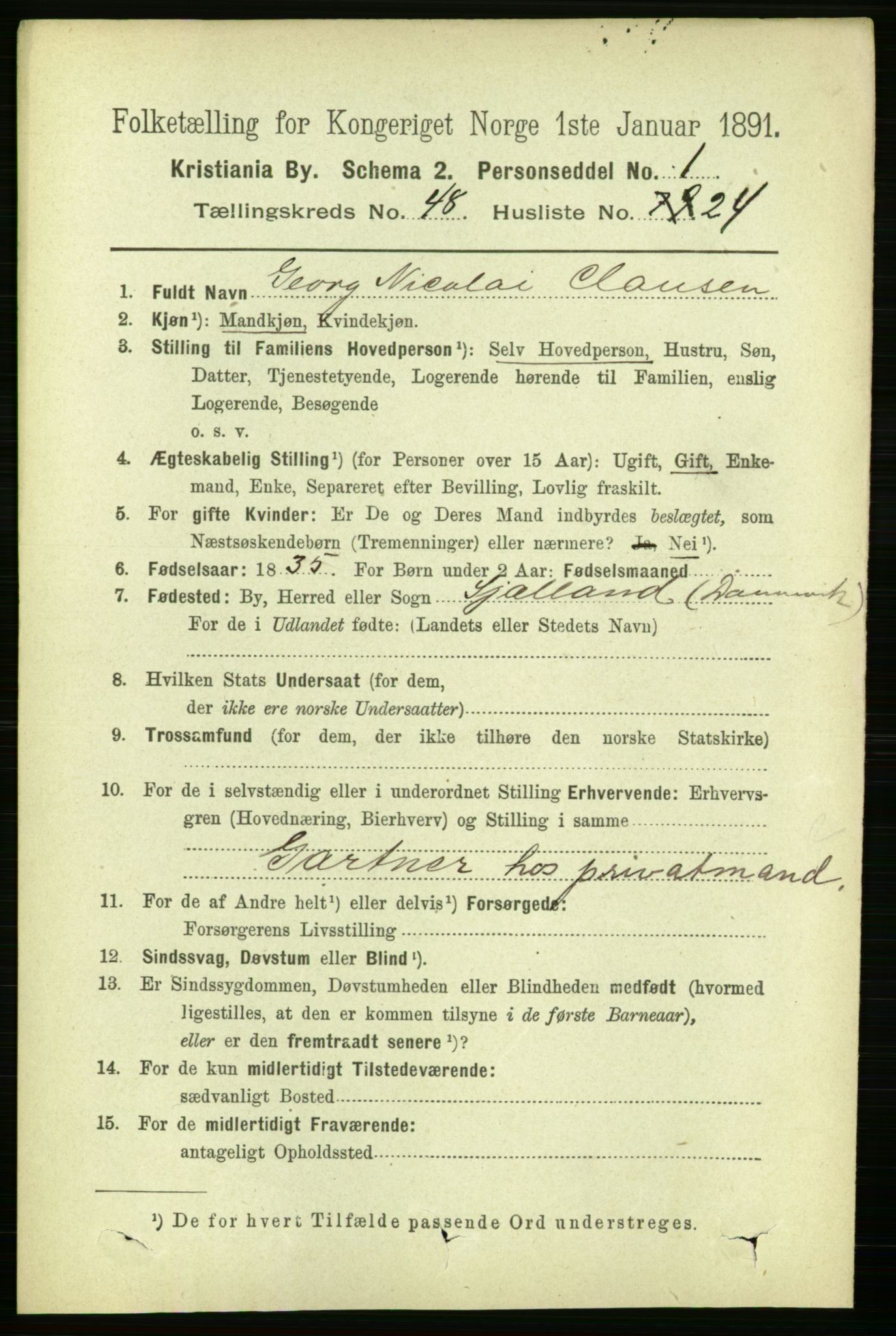 RA, 1891 census for 0301 Kristiania, 1891, p. 28502