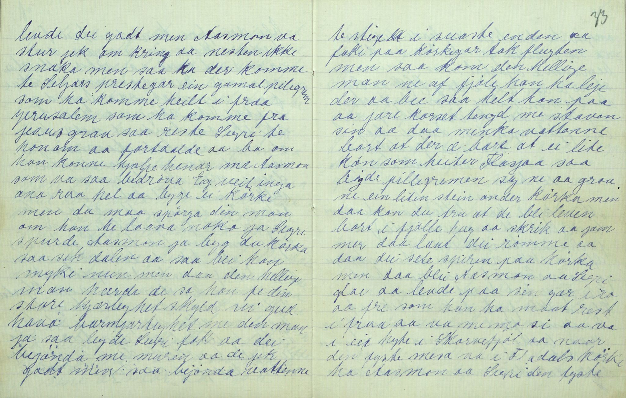 Rikard Berge, TEMU/TGM-A-1003/F/L0007/0024: 251-299 / 274 Uppskriftir av Gunhild Kivle. Viser, segner, eventyr, 1915, p. 32-33