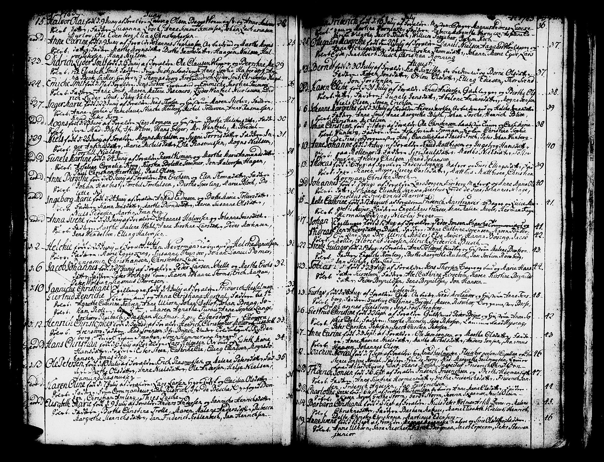 Domkirken sokneprestembete, AV/SAB-A-74801/H/Haa/L0003: Parish register (official) no. A 3, 1758-1789, p. 240-241