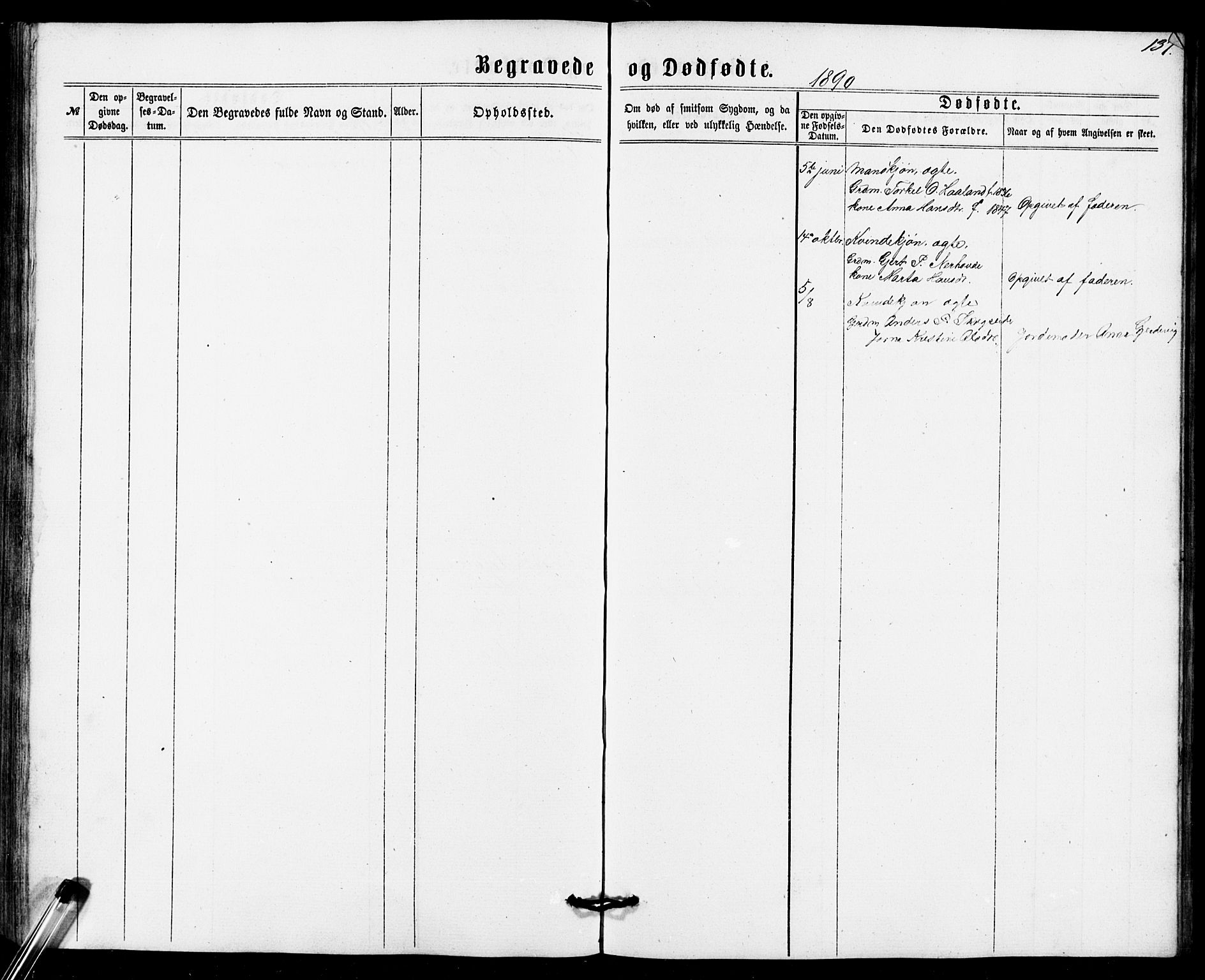 Fusa sokneprestembete, SAB/A-75401/H/Hab: Parish register (copy) no. B 1, 1861-1896, p. 137