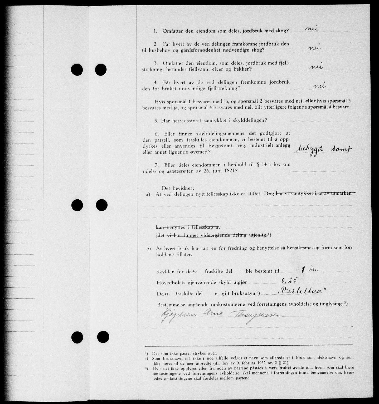 Onsøy sorenskriveri, SAO/A-10474/G/Ga/Gab/L0018: Mortgage book no. II A-18, 1946-1947, Diary no: : 3382/1946