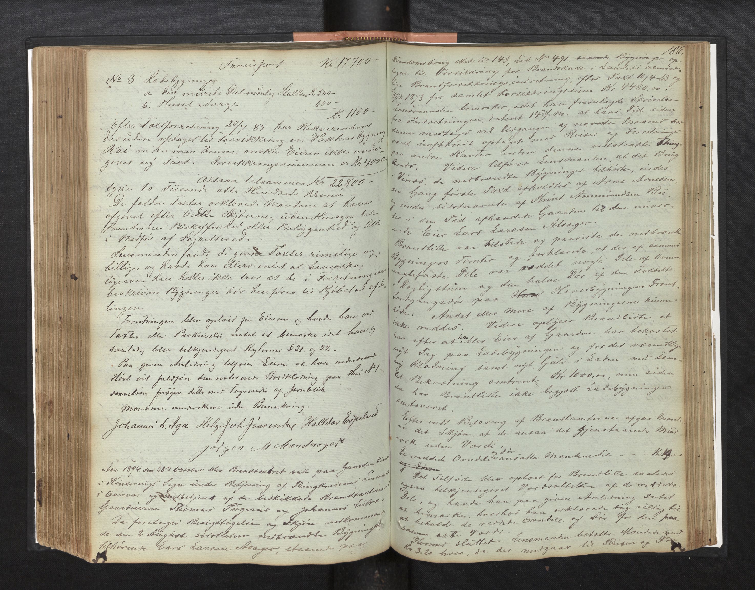 Lensmannen i Ullensvang, AV/SAB-A-35501/0012/L0001: Branntakstprotokoll, 1846-1929, p. 185b-186a