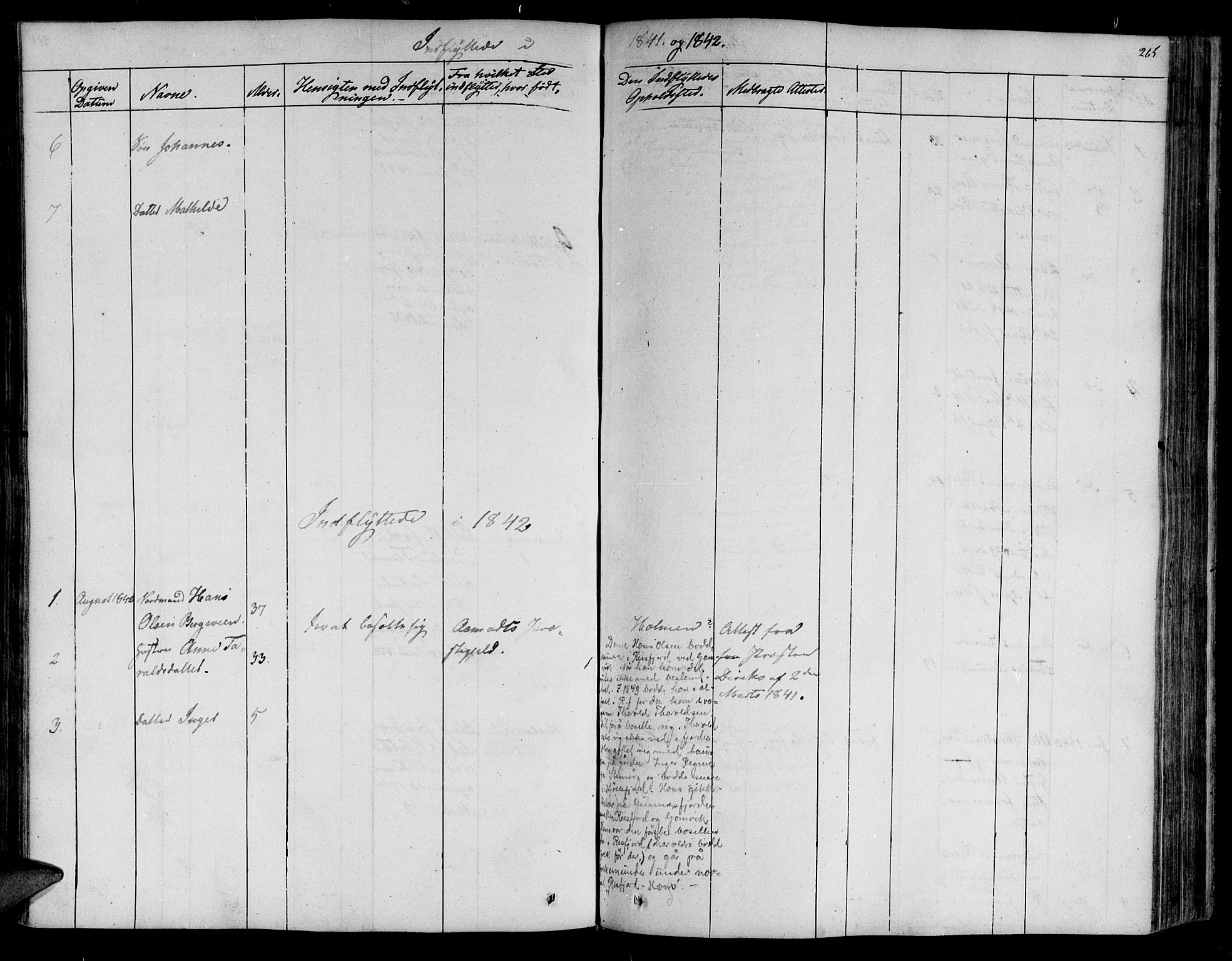 Lebesby sokneprestkontor, SATØ/S-1353/H/Ha/L0003kirke: Parish register (official) no. 3, 1833-1852, p. 265