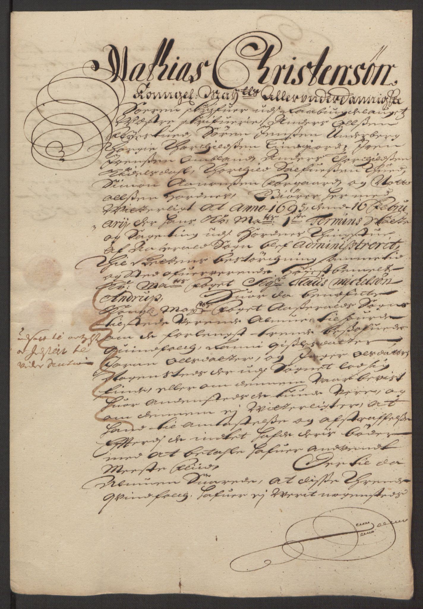 Rentekammeret inntil 1814, Reviderte regnskaper, Fogderegnskap, AV/RA-EA-4092/R40/L2444: Fogderegnskap Råbyggelag, 1693-1696, p. 188