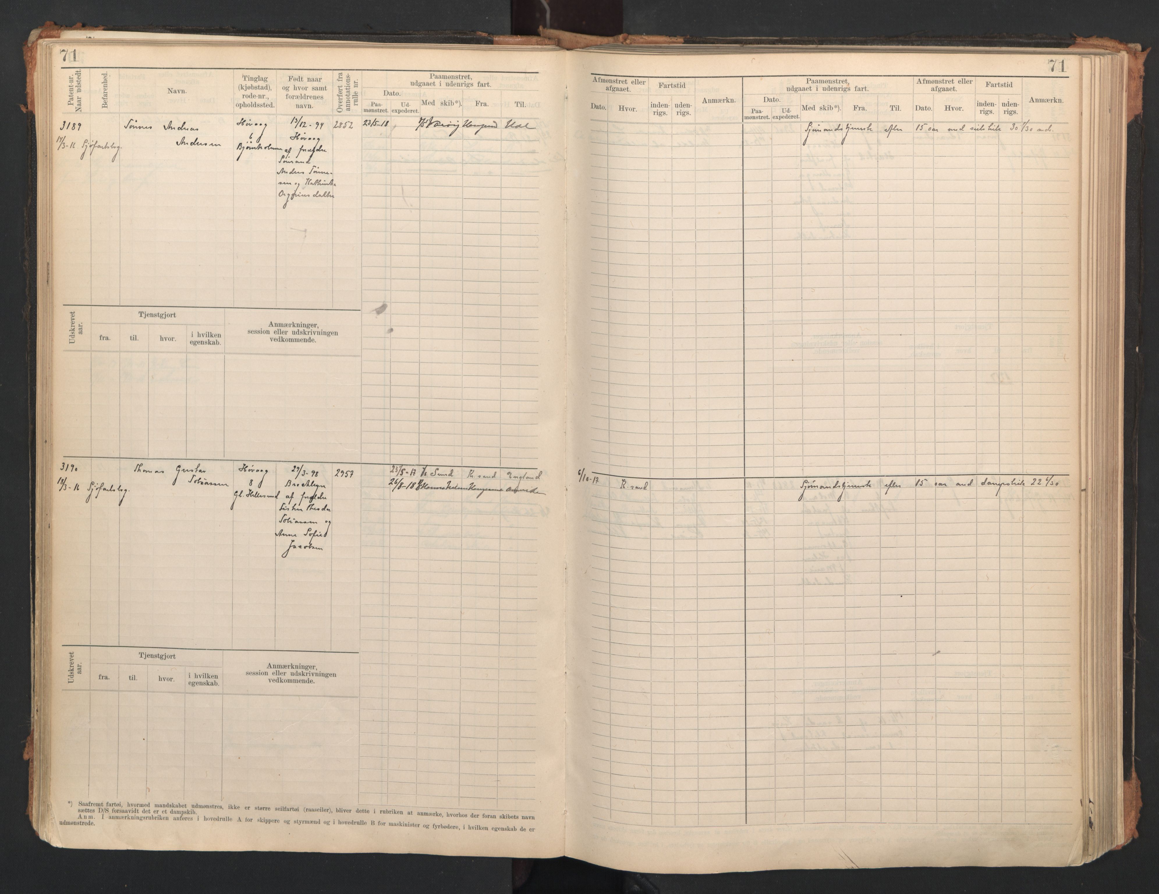 Lillesand mønstringskrets, SAK/2031-0014/F/Fb/L0006: Hovedrulle A nr 3049-3634, W-15, 1913-1946, p. 75