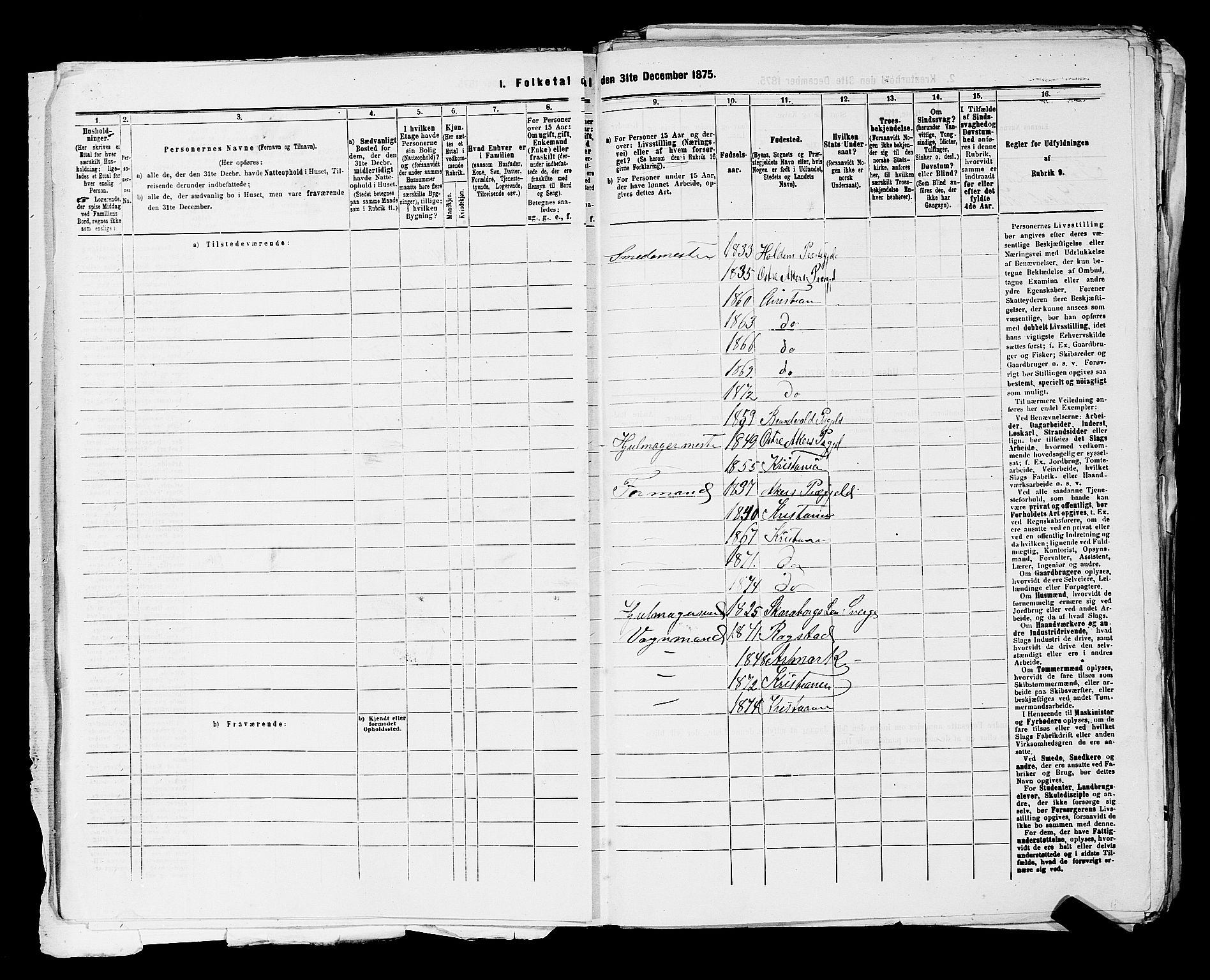 RA, 1875 census for 0301 Kristiania, 1875, p. 7962