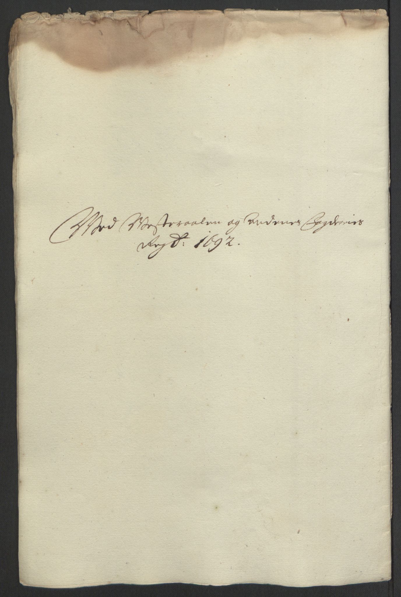 Rentekammeret inntil 1814, Reviderte regnskaper, Fogderegnskap, RA/EA-4092/R67/L4676: Fogderegnskap Vesterålen, Andenes og Lofoten, 1691-1693, p. 106