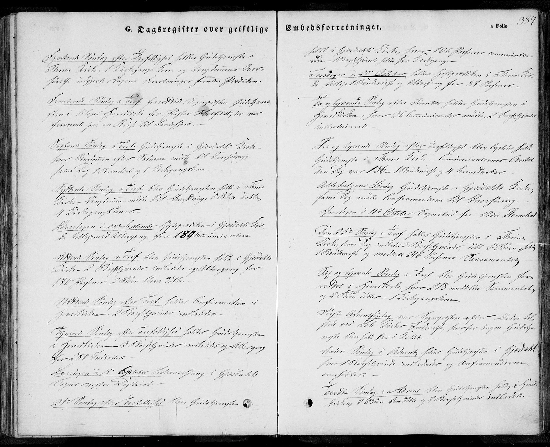 Lye sokneprestkontor, AV/SAST-A-101794/001/30BA/L0006: Parish register (official) no. A 5.2, 1842-1855, p. 387