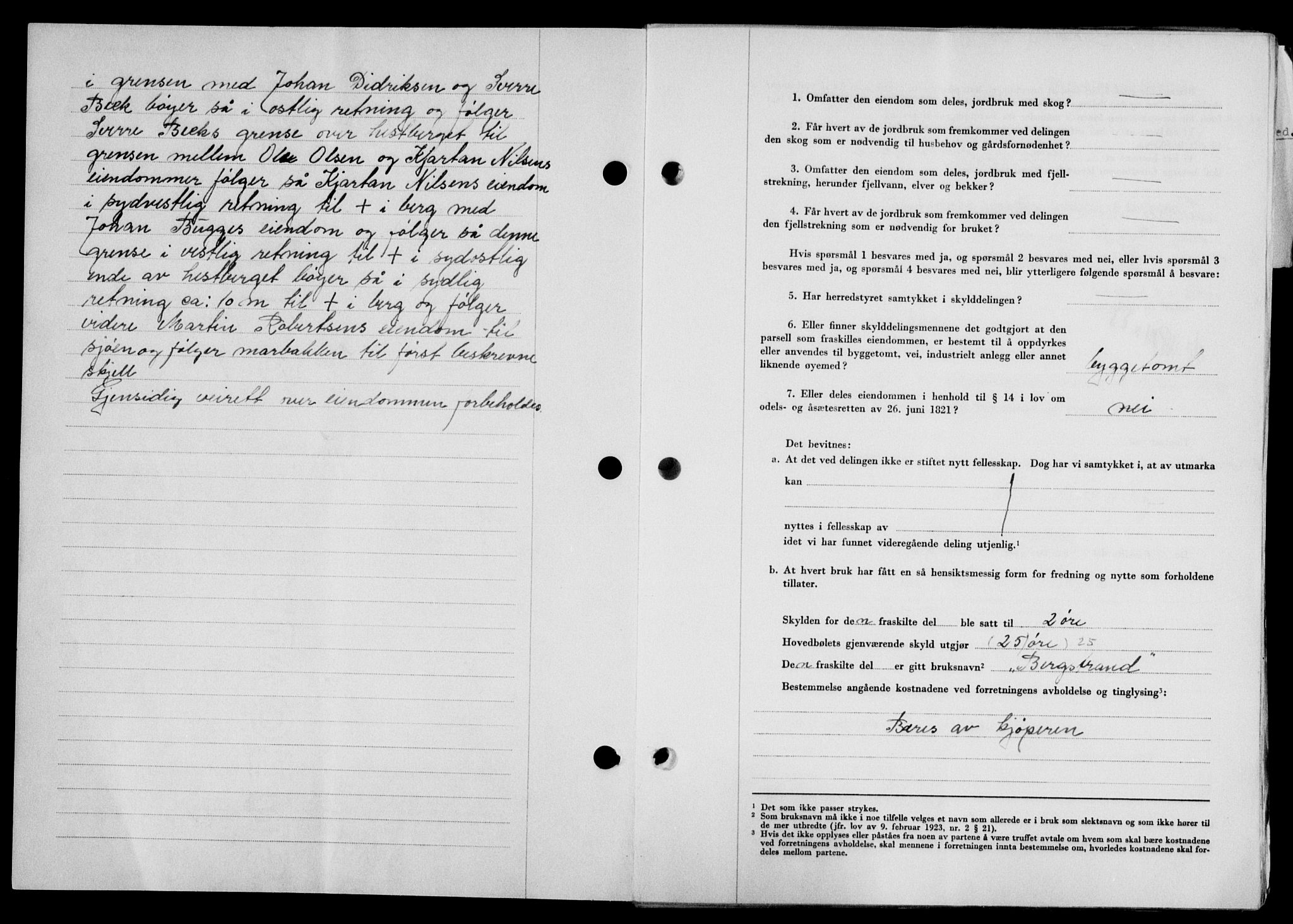 Lofoten sorenskriveri, SAT/A-0017/1/2/2C/L0024a: Mortgage book no. 24a, 1950-1950, Diary no: : 2967/1950