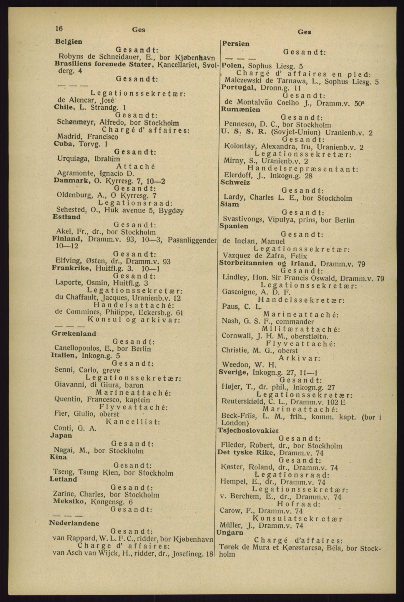 Kristiania/Oslo adressebok, PUBL/-, 1929, p. 16