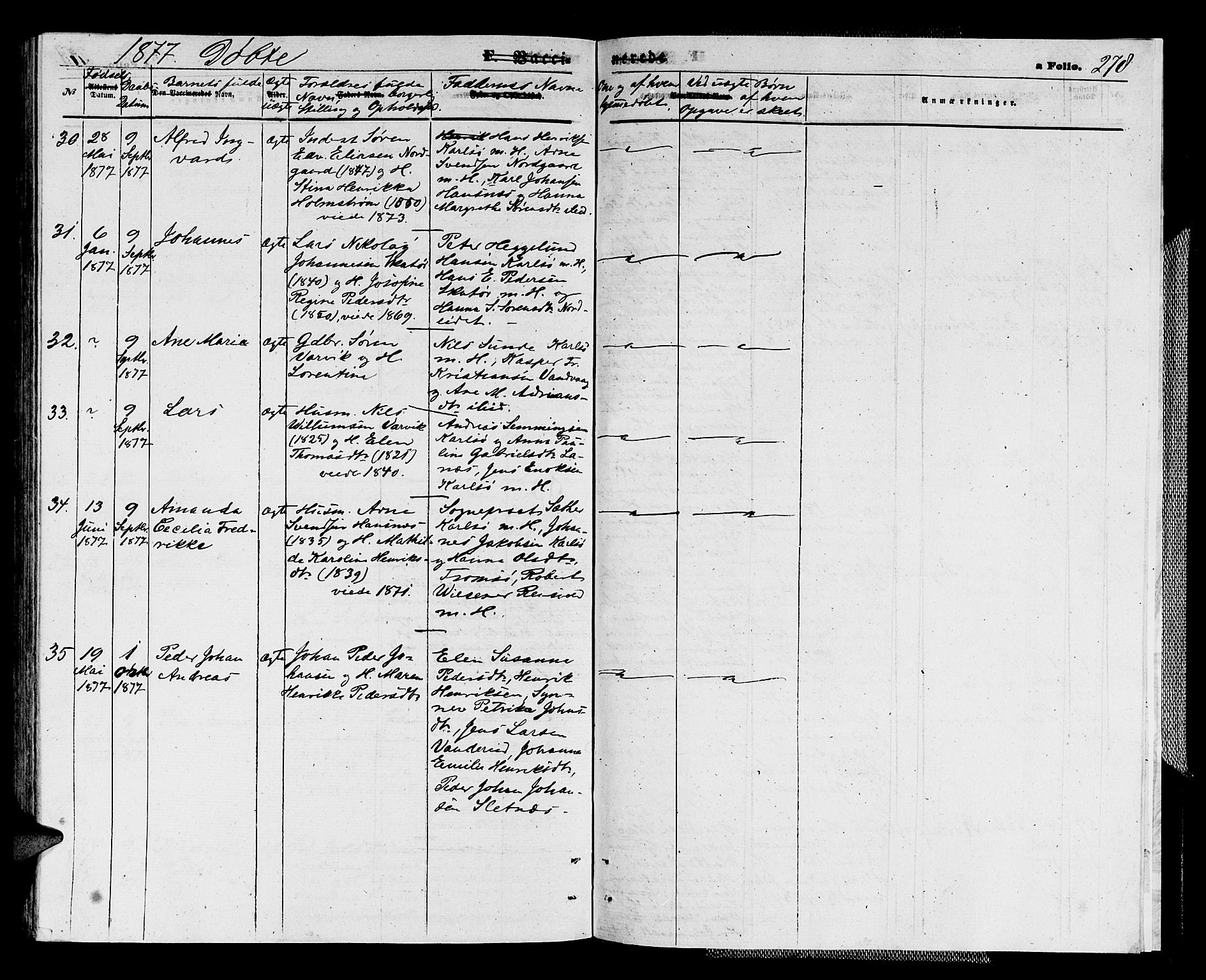 Karlsøy sokneprestembete, AV/SATØ-S-1299/H/Ha/Hab/L0003klokker: Parish register (copy) no. 3, 1862-1877, p. 278