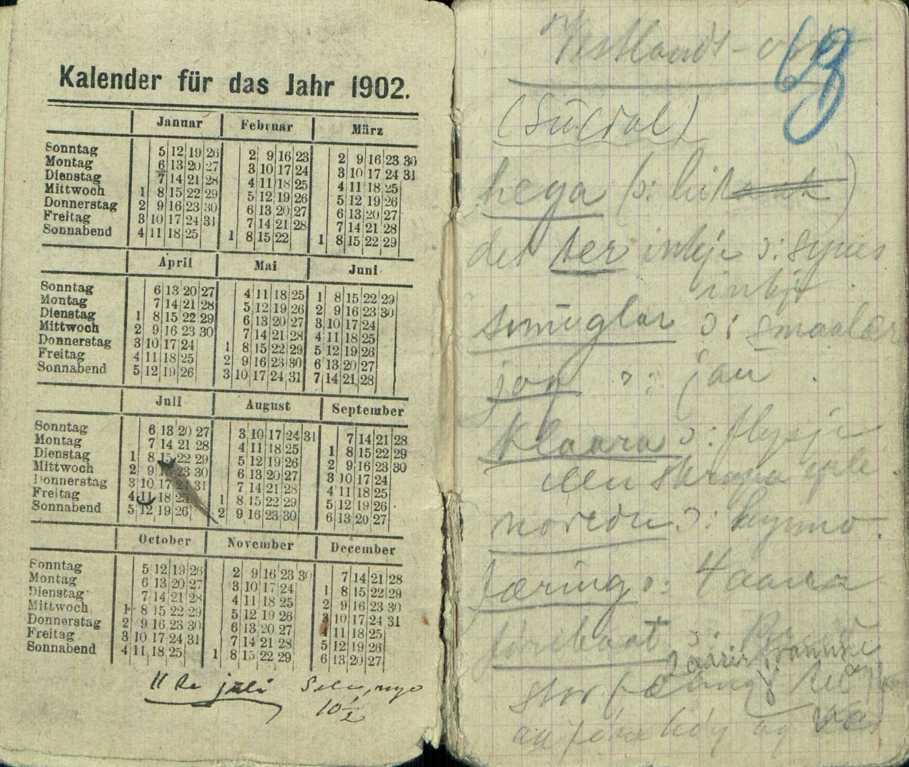 Rikard Berge, TEMU/TGM-A-1003/F/L0005/0007: 160-200 / 166 Skildring av innbu. Dagboksoppteikn. for R. B. 1896-97. Om spesielle ord og uttrykk, 1896-1897, p. 62-63