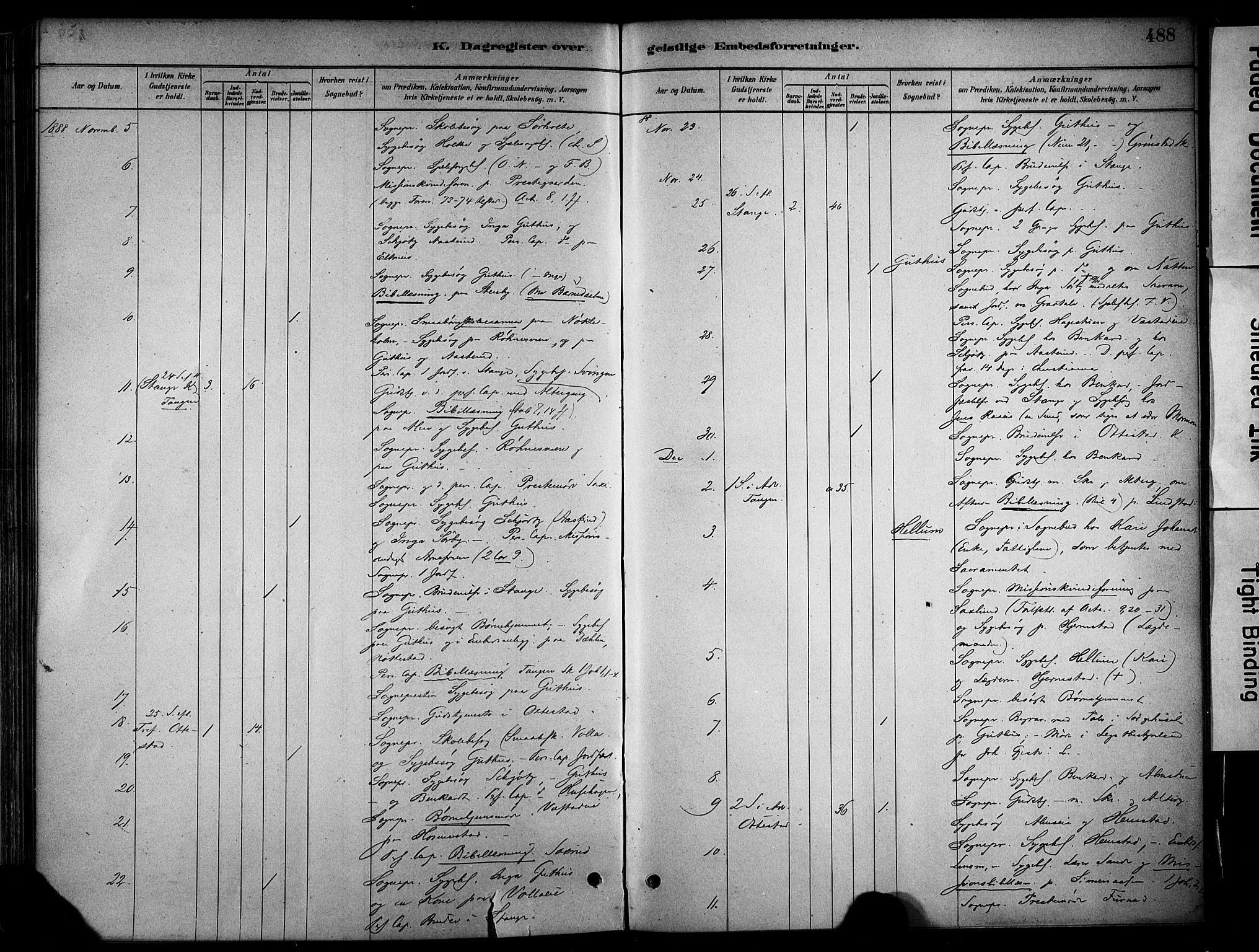 Stange prestekontor, AV/SAH-PREST-002/K/L0017: Parish register (official) no. 17, 1880-1893, p. 488