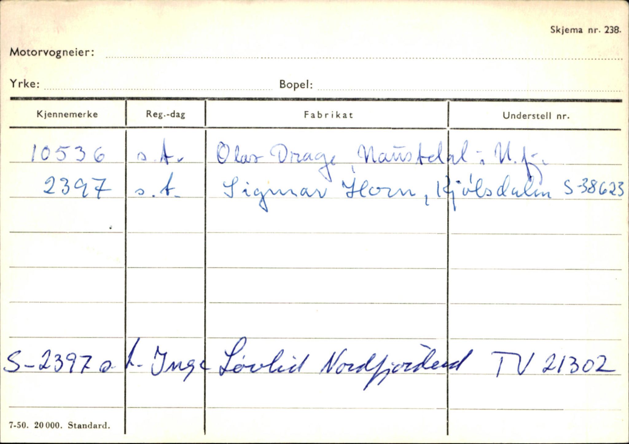 Statens vegvesen, Sogn og Fjordane vegkontor, SAB/A-5301/4/F/L0129: Eigarregistrer Eid A-S, 1945-1975, p. 2686