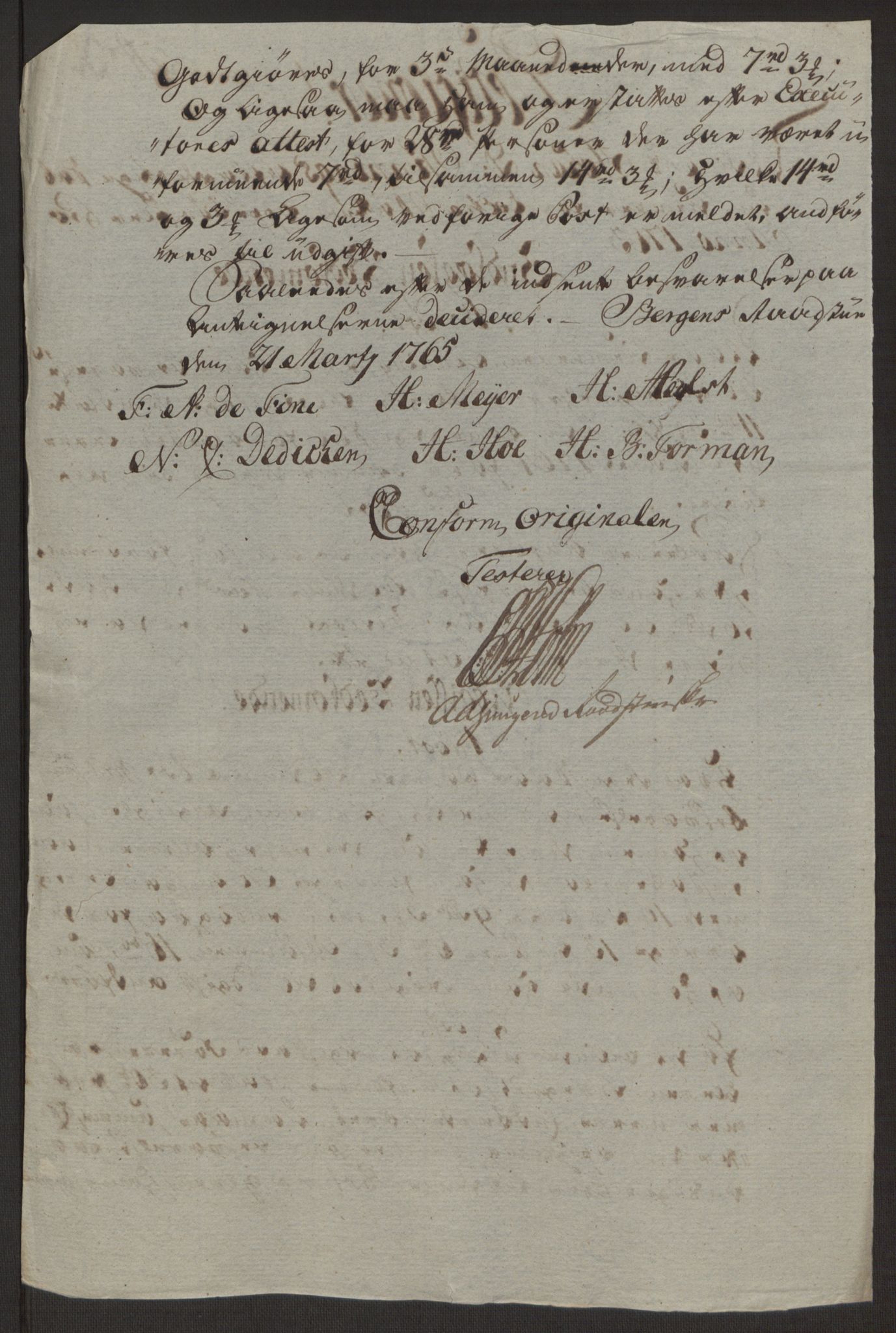 Rentekammeret inntil 1814, Reviderte regnskaper, Byregnskaper, AV/RA-EA-4066/R/Rp/L0366/0001: [P20] Kontribusjonsregnskap / Ekstraskatt, 1763, p. 368