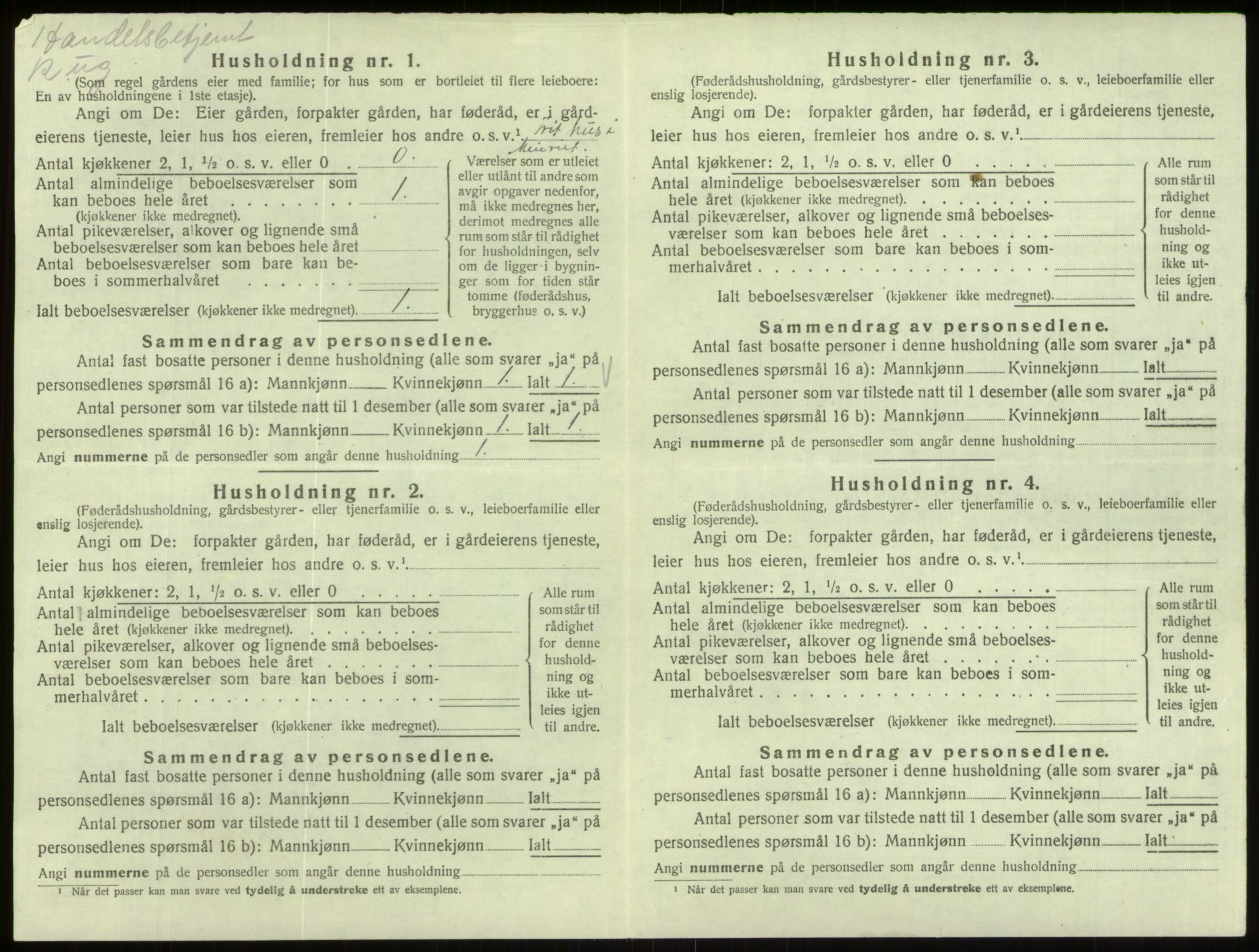 SAB, 1920 census for Eid, 1920, p. 318