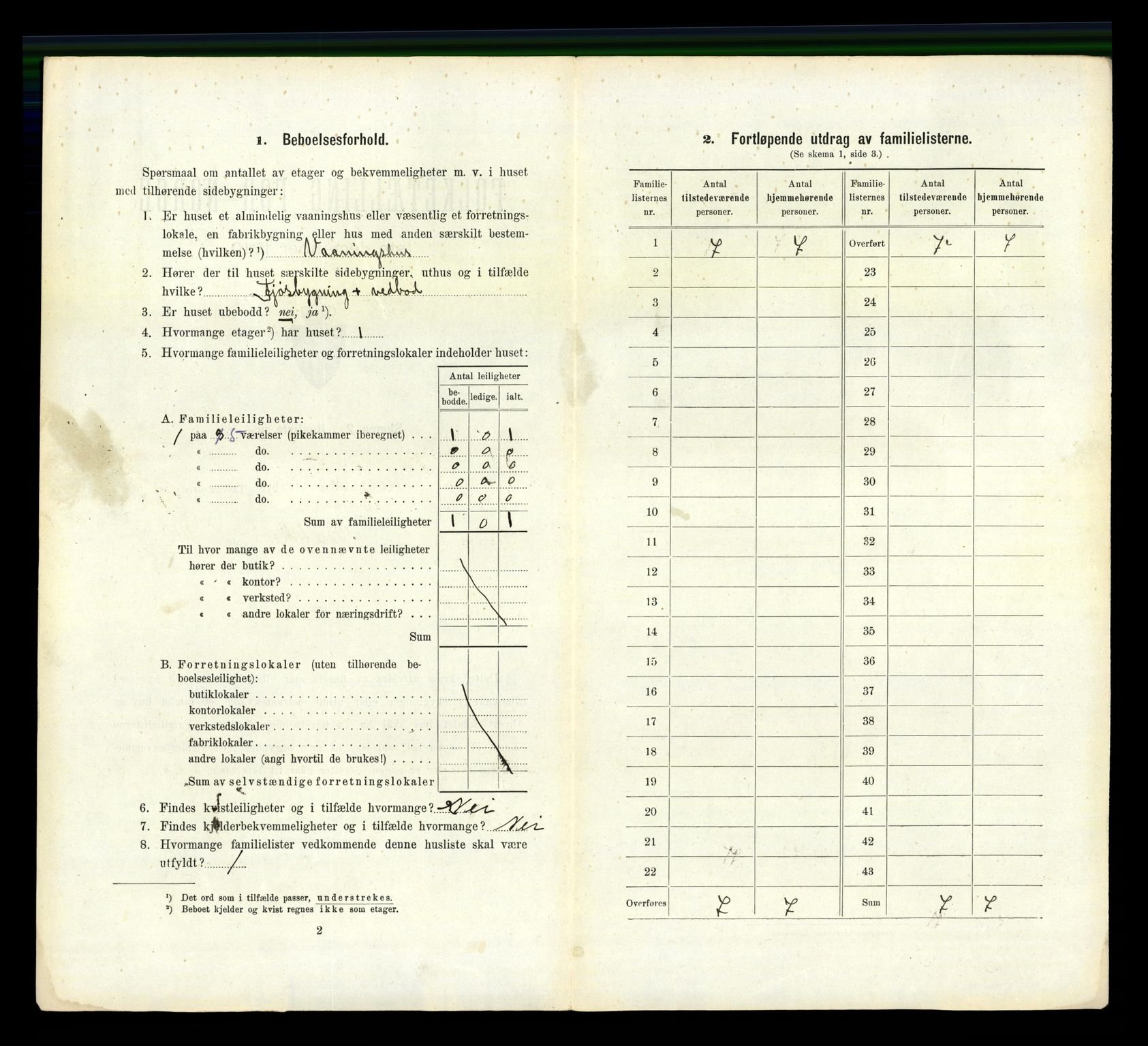 RA, 1910 census for Namsos, 1910, p. 775