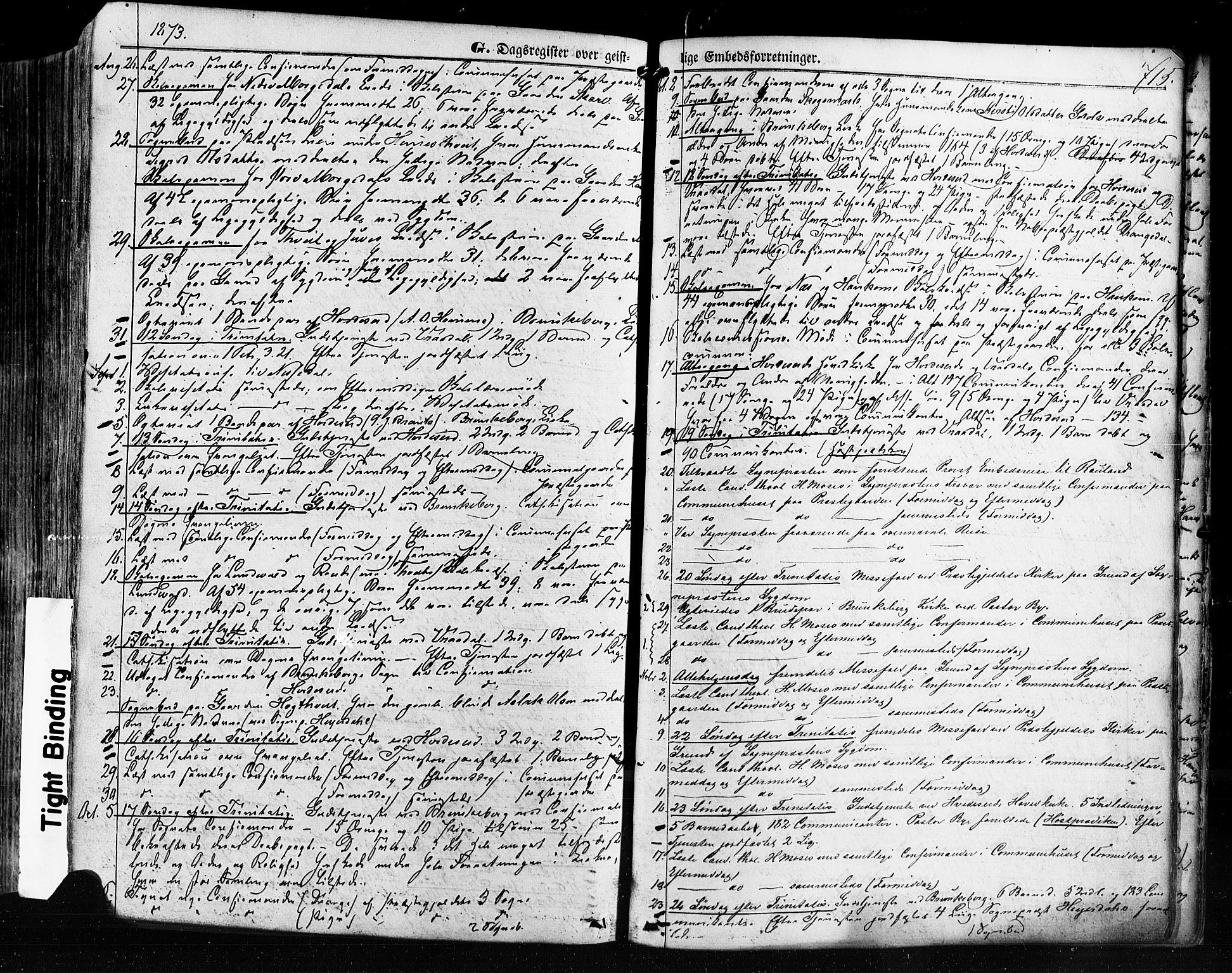 Kviteseid kirkebøker, SAKO/A-276/F/Fa/L0007: Parish register (official) no. I 7, 1859-1881, p. 715