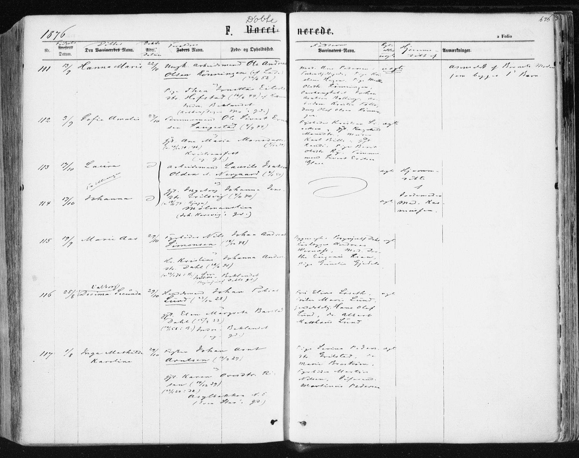 Ministerialprotokoller, klokkerbøker og fødselsregistre - Sør-Trøndelag, AV/SAT-A-1456/604/L0186: Parish register (official) no. 604A07, 1866-1877, p. 676