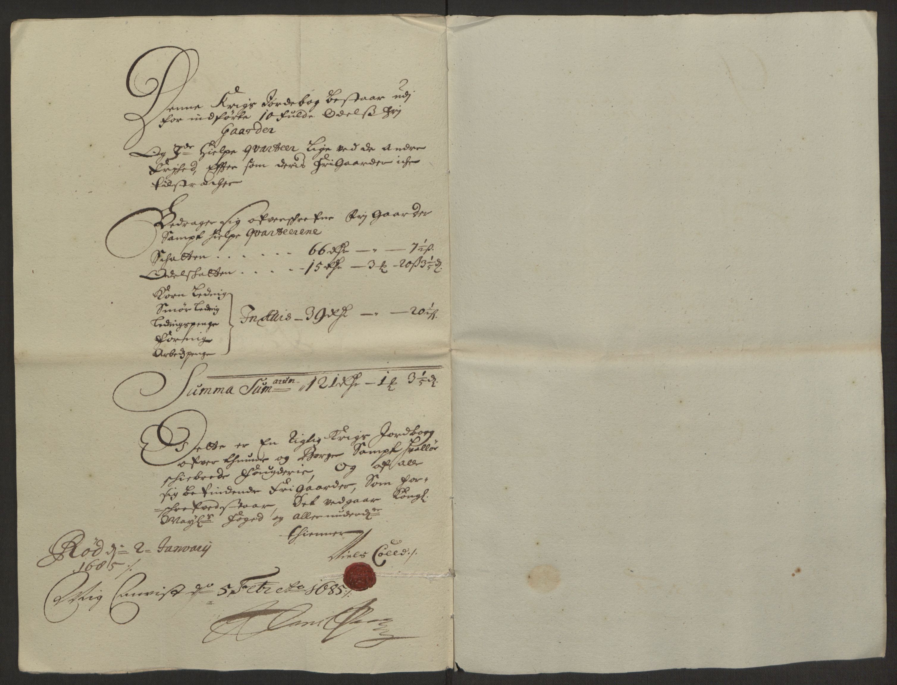 Rentekammeret inntil 1814, Reviderte regnskaper, Fogderegnskap, AV/RA-EA-4092/R03/L0118: Fogderegnskap Onsøy, Tune, Veme og Åbygge fogderi, 1684-1689, p. 165