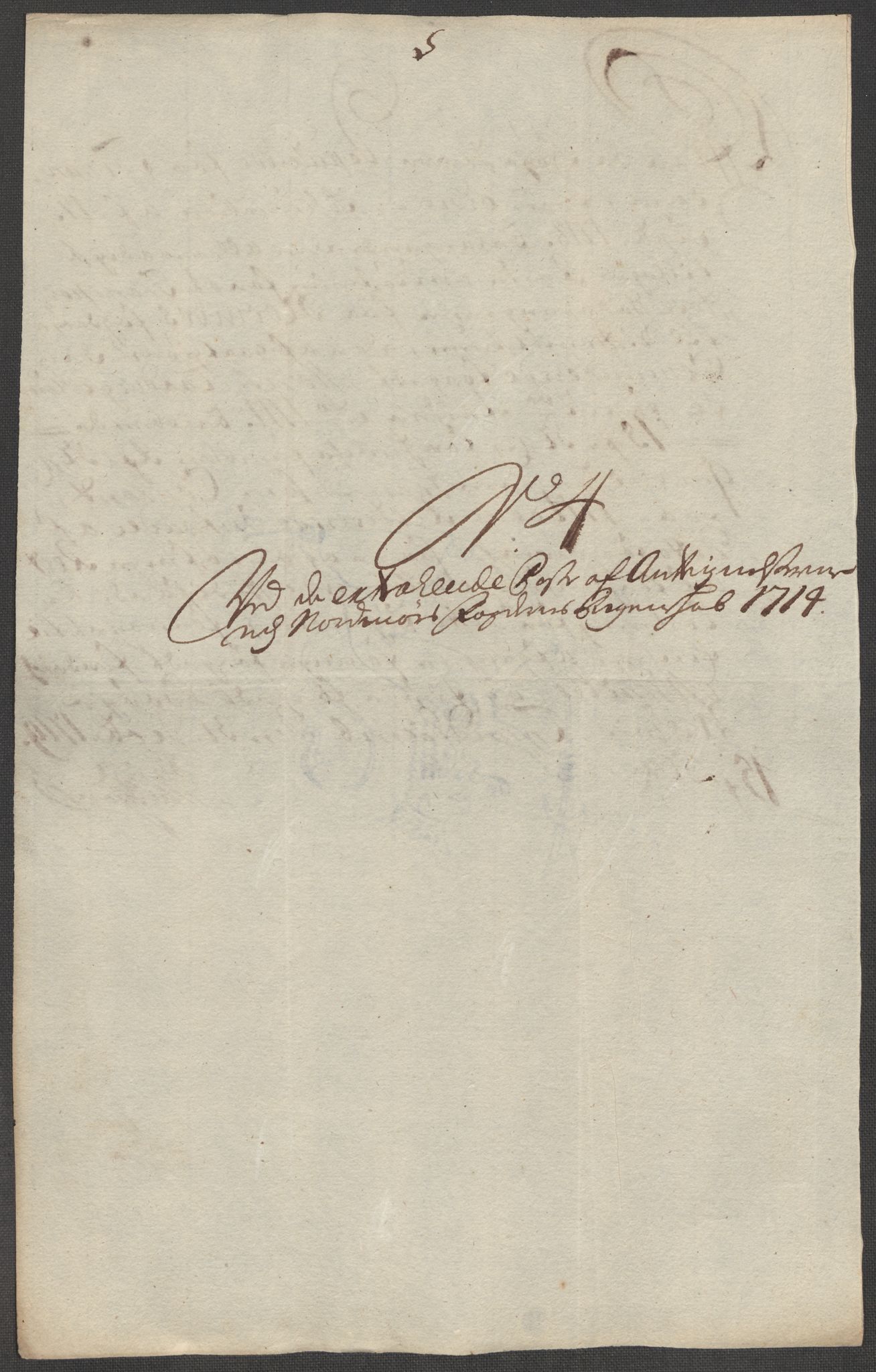 Rentekammeret inntil 1814, Reviderte regnskaper, Fogderegnskap, AV/RA-EA-4092/R56/L3748: Fogderegnskap Nordmøre, 1714-1715, p. 318