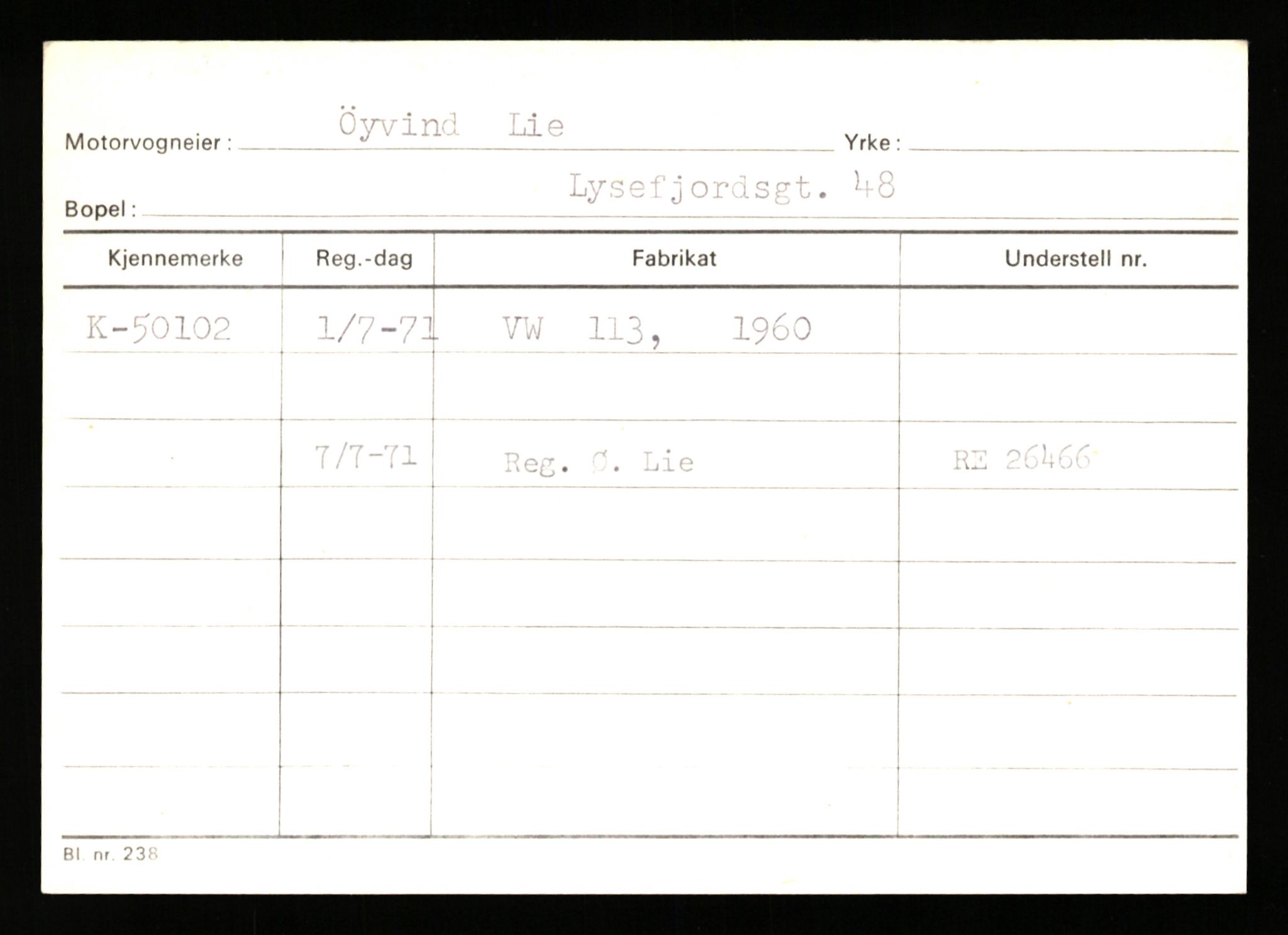 Stavanger trafikkstasjon, SAST/A-101942/0/G/L0007: Registreringsnummer: 49019 - 67460, 1930-1971, p. 187