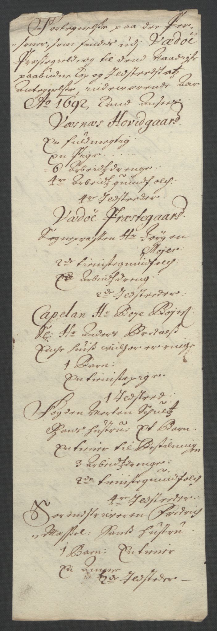 Rentekammeret inntil 1814, Reviderte regnskaper, Fogderegnskap, AV/RA-EA-4092/R55/L3650: Fogderegnskap Romsdal, 1692, p. 121