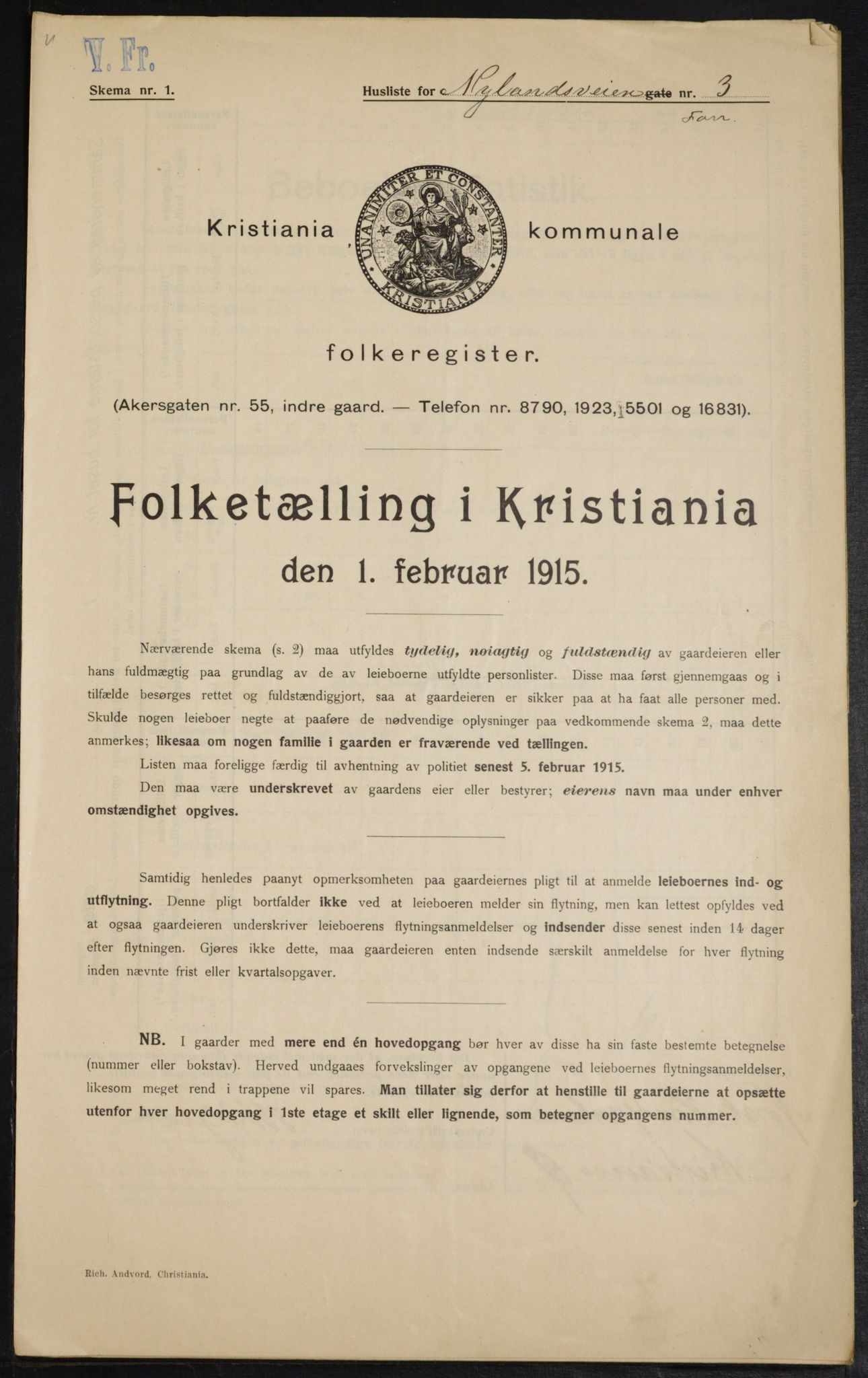 OBA, Municipal Census 1915 for Kristiania, 1915, p. 73403