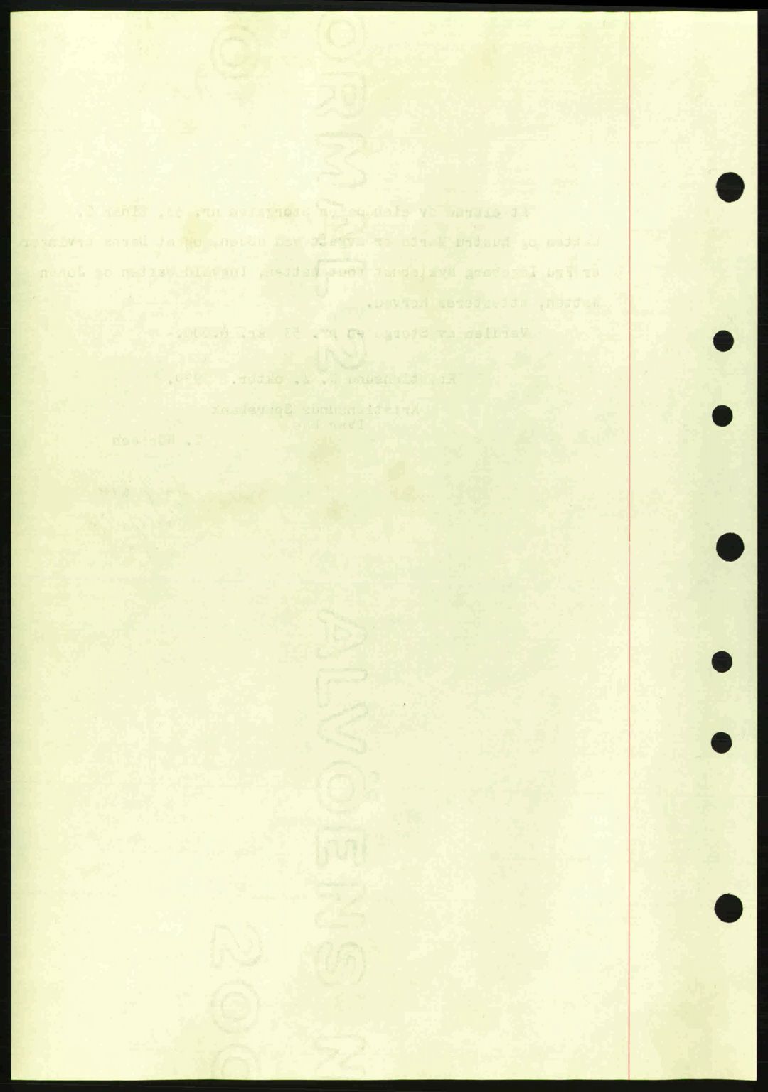 Kristiansund byfogd, SAT/A-4587/A/27: Mortgage book no. 31, 1938-1939, Diary no: : 778/1939