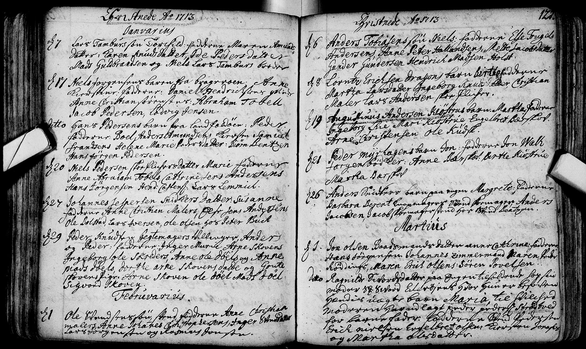 Bragernes kirkebøker, AV/SAKO-A-6/F/Fa/L0003: Parish register (official) no. I 3, 1706-1734, p. 127