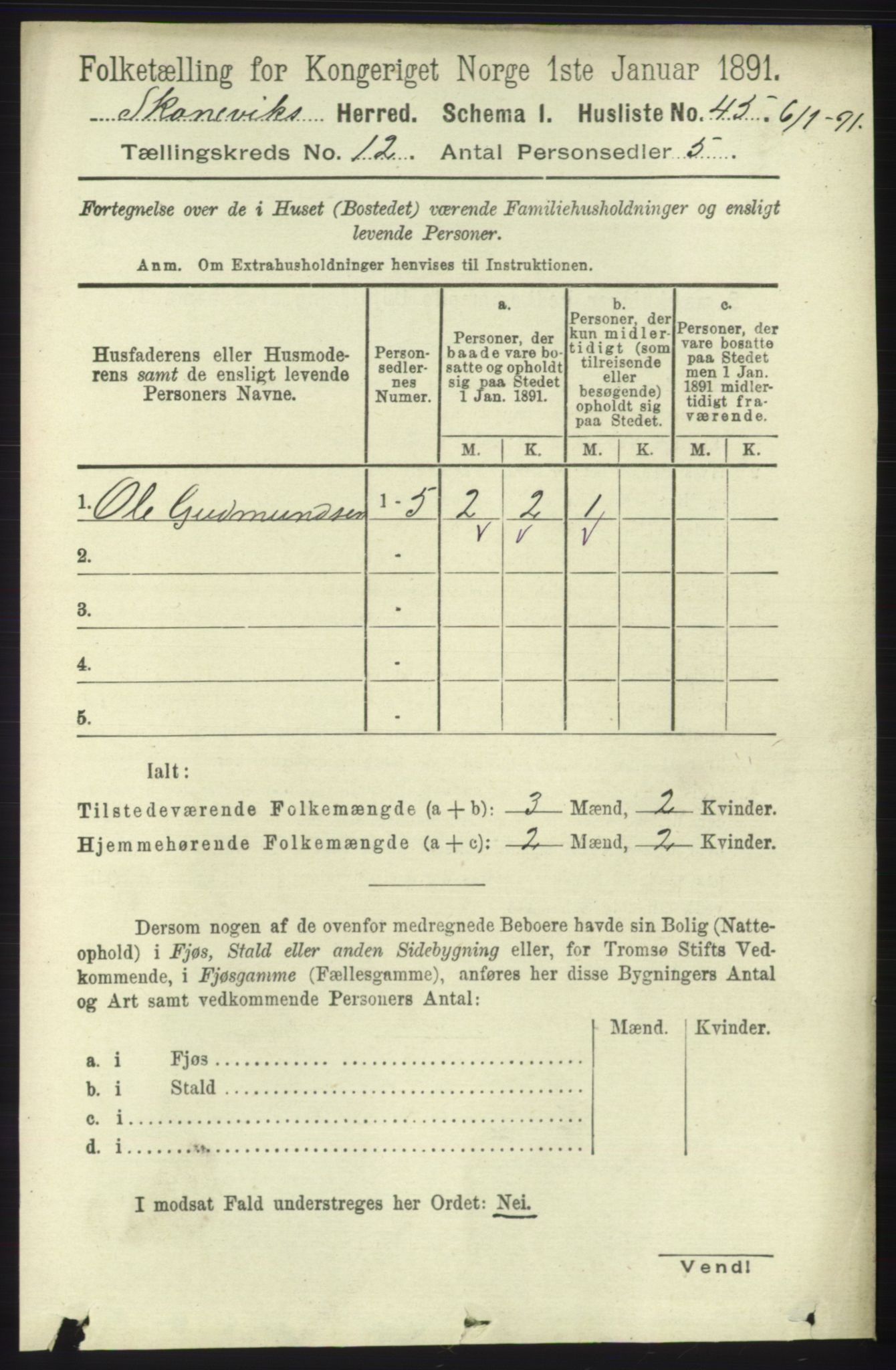 RA, 1891 census for 1212 Skånevik, 1891, p. 3754