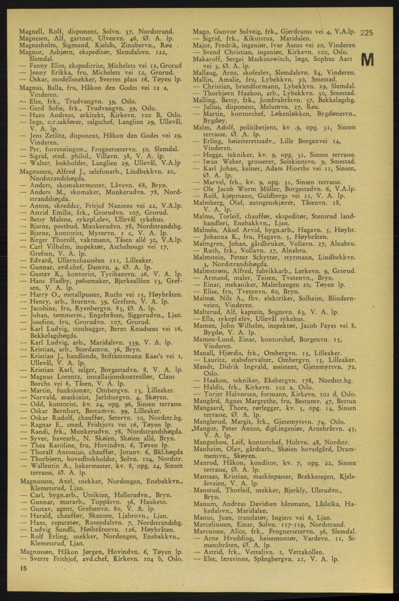 Aker adressebok/adressekalender, PUBL/001/A/006: Aker adressebok, 1937-1938, p. 225
