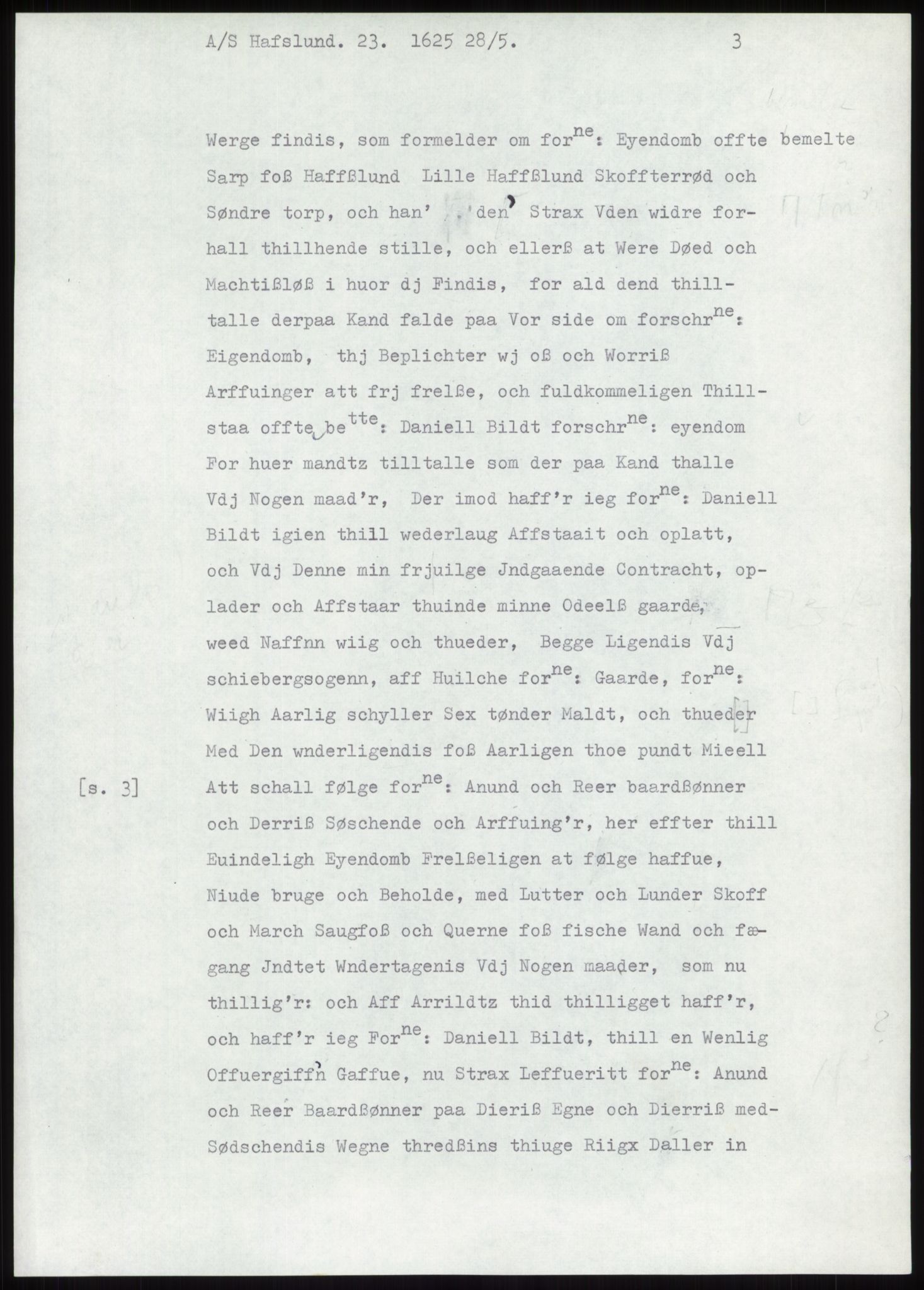 Samlinger til kildeutgivelse, Diplomavskriftsamlingen, AV/RA-EA-4053/H/Ha, p. 225