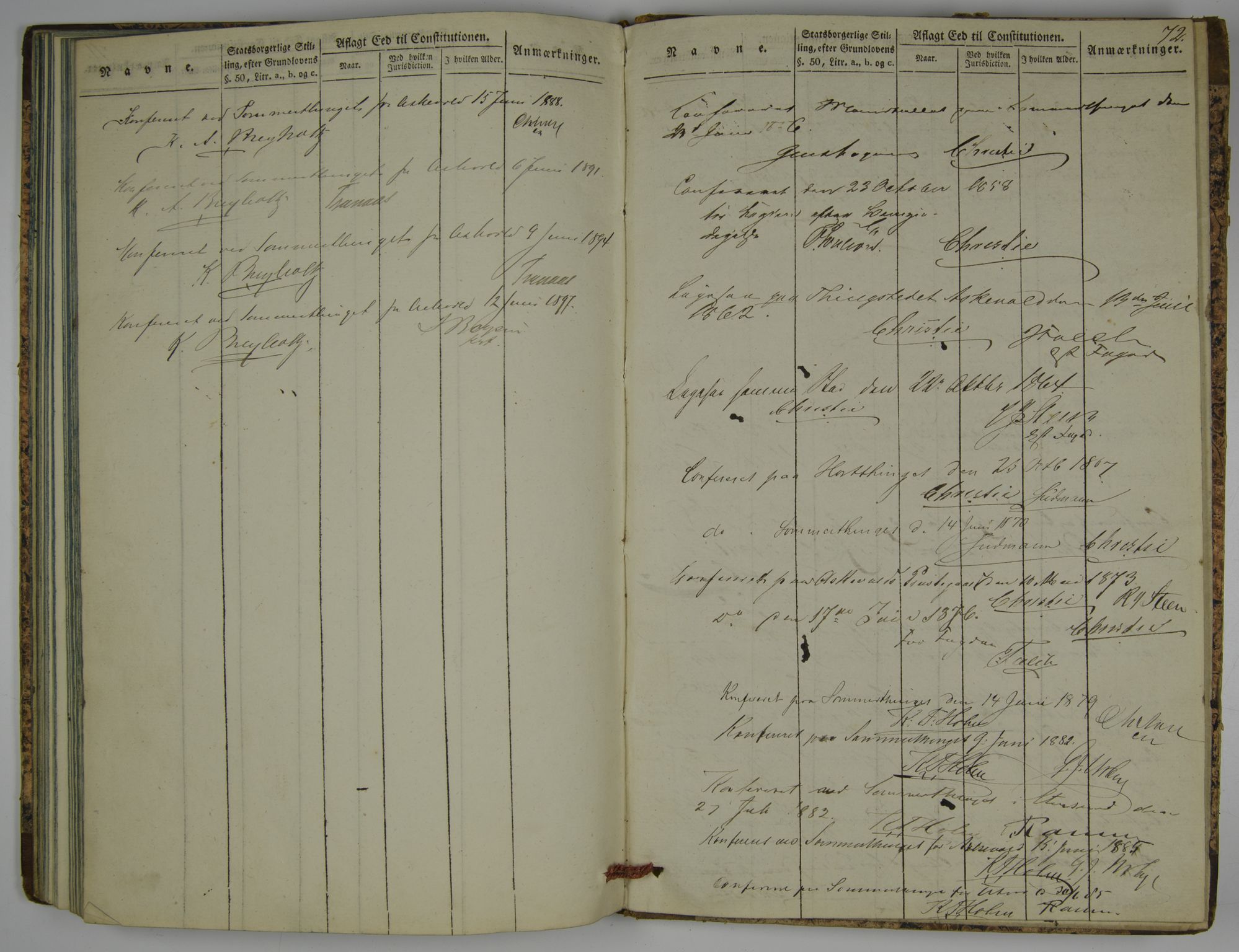 Lensmannen i Askvoll, SAB/A-26301/0004/L0001: Manntalsprotokoll, 1829-1897, p. 71b-72a