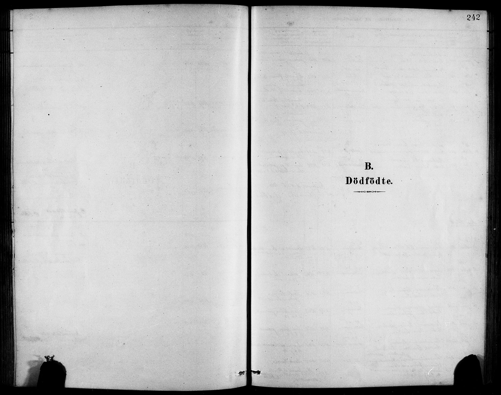 Sandviken Sokneprestembete, SAB/A-77601/H/Hb/L0001: Parish register (copy) no. A 2, 1879-1892, p. 242