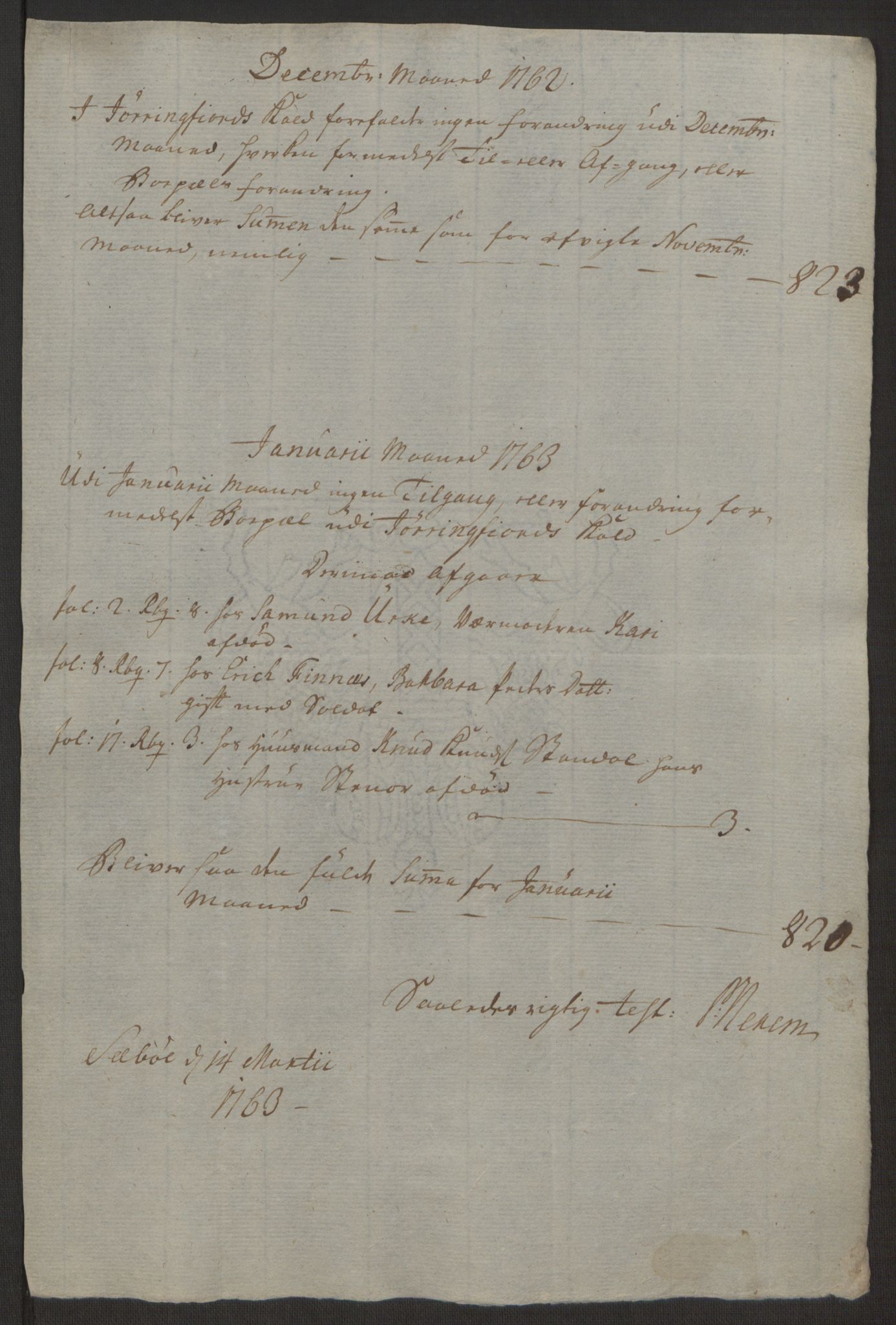 Rentekammeret inntil 1814, Realistisk ordnet avdeling, AV/RA-EA-4070/Ol/L0019: [Gg 10]: Ekstraskatten, 23.09.1762. Sunnmøre, 1762-1763, p. 291