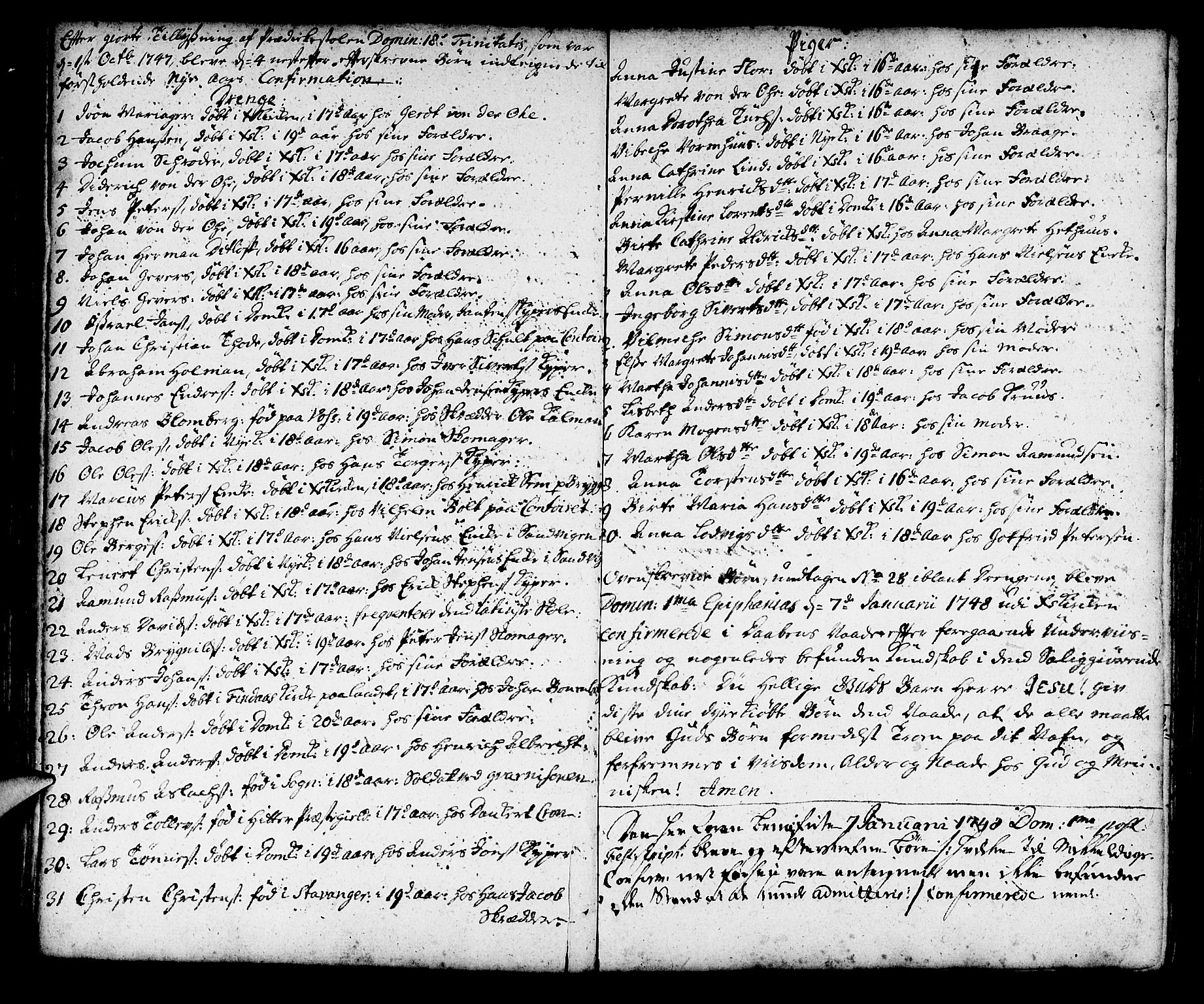 Korskirken sokneprestembete, AV/SAB-A-76101/H/Haa/L0007: Parish register (official) no. A 7, 1736-1839, p. 34