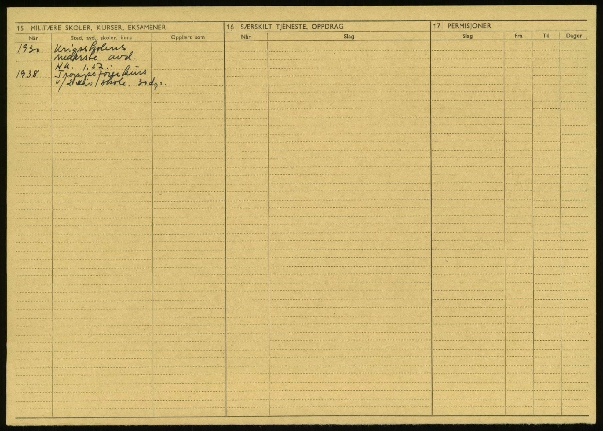 Forsvaret, Varanger bataljon, AV/RA-RAFA-2258/1/D/L0457: Rulleblad og tjenesteuttalelser for befal født 1910, 1920 og 1930, 1910-1930, p. 7