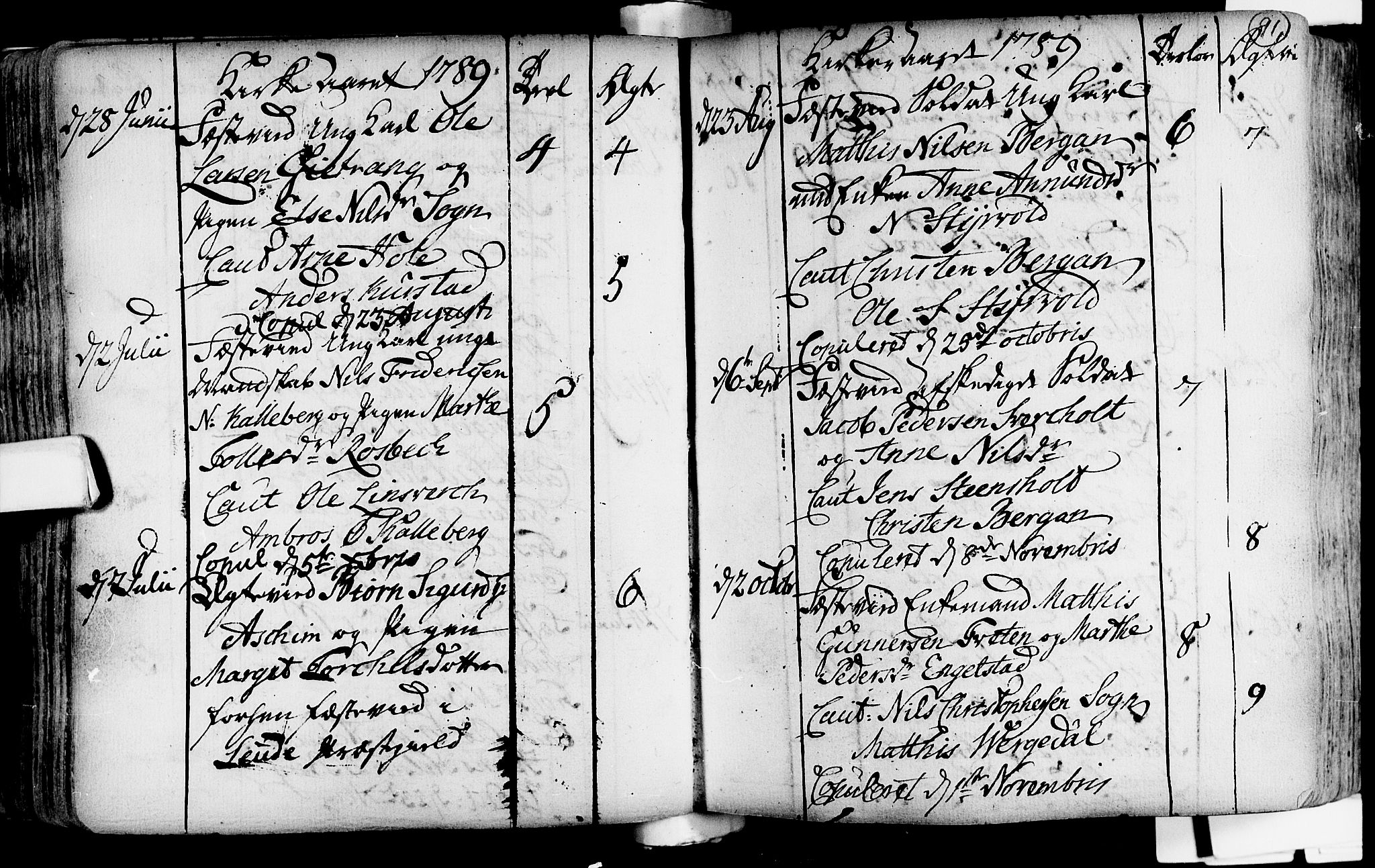 Lardal kirkebøker, SAKO/A-350/F/Fa/L0004: Parish register (official) no. i 4, 1733-1815, p. 91