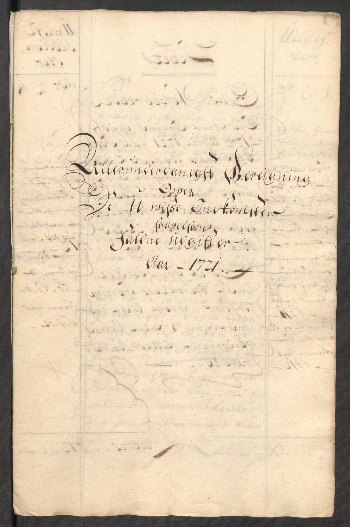 Rentekammeret inntil 1814, Reviderte regnskaper, Fogderegnskap, RA/EA-4092/R48/L3000: Fogderegnskap Sunnhordland og Hardanger, 1721, p. 109